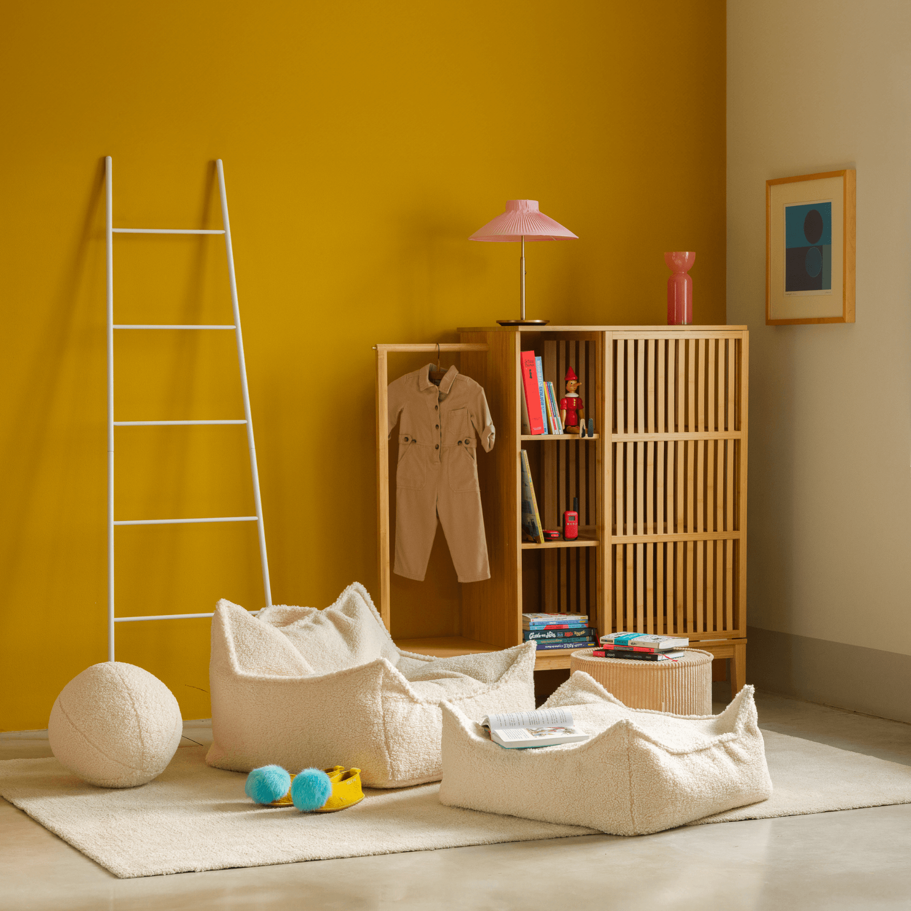 Kinder Ottoman Sitzgelegenheit & Beanbag Bundle – Wigiwama