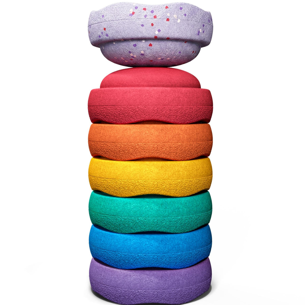 Stapelsteine Stapelstein Mini rainbow Winter Special, 6 + 1 Minis, classic oder pastel