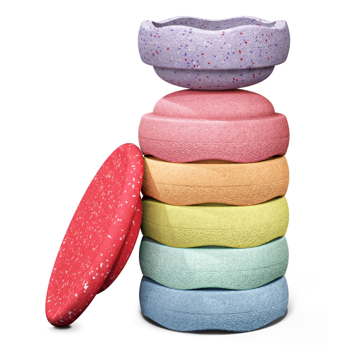 Stapelsteine Stapelstein Rainbow Set Winter Special, 6 + 1, classic oder pastel