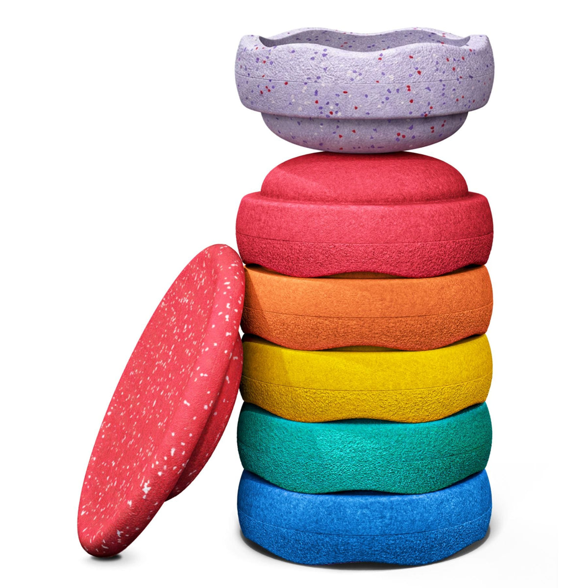 Stapelsteine Stapelstein Rainbow Set Winter Special, 6 + 1, classic oder pastel