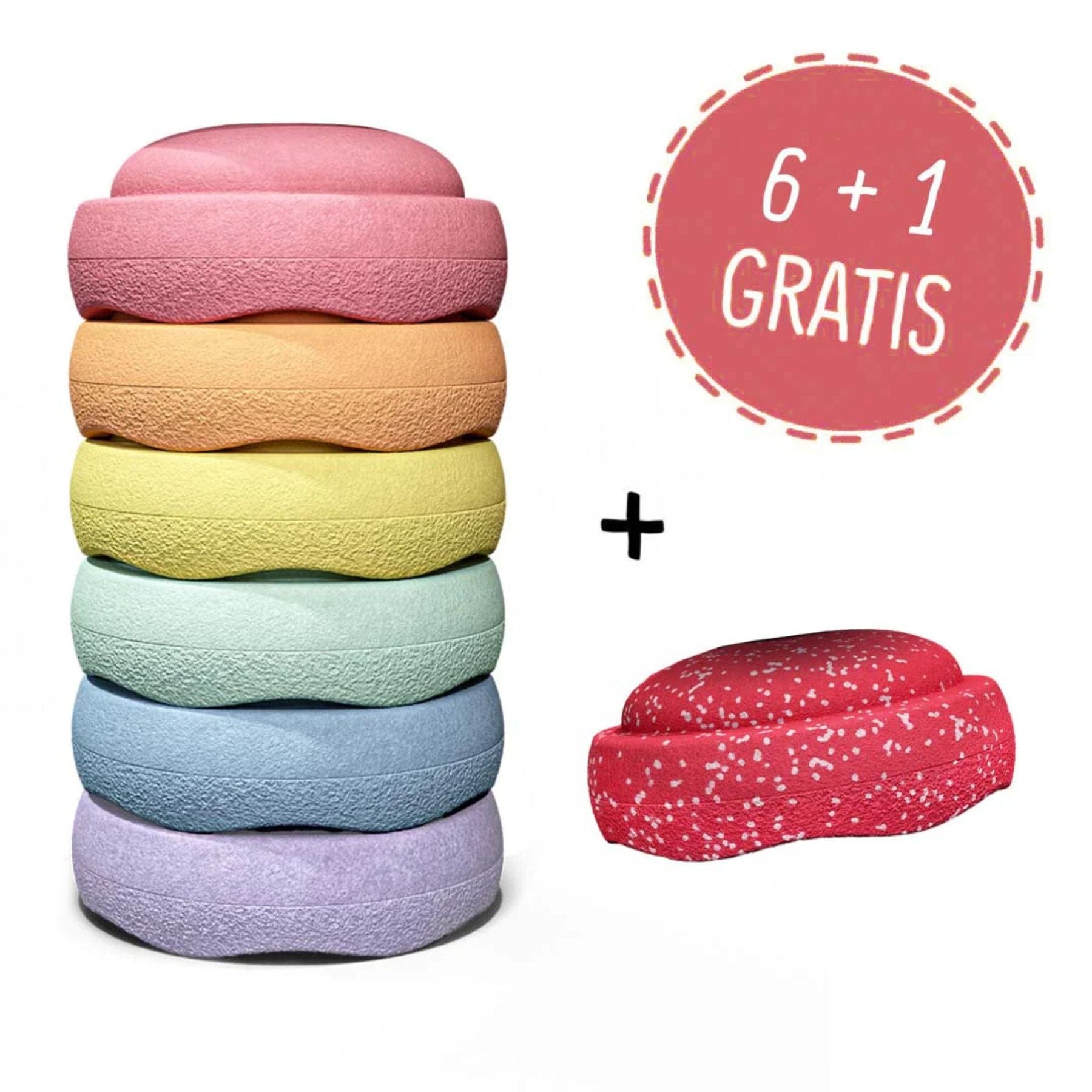 Stapelstein® Blush Special Original Mini rainbow classic pastel