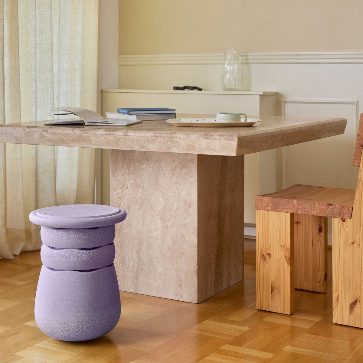Stapelsteine Stapelstein Dynamic all, mitwachsender Hocker für Kinder und Erwachsene