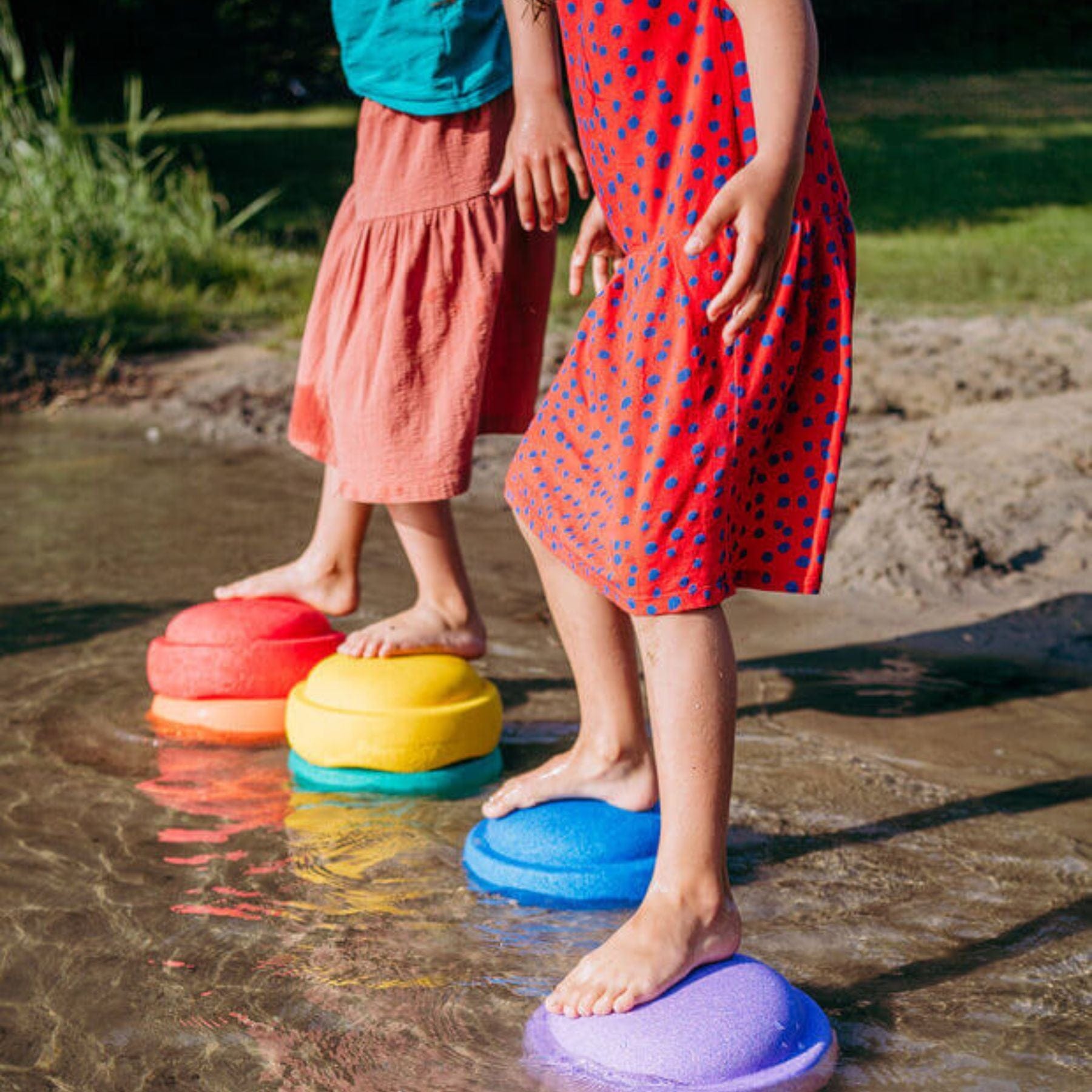 Stapelstein® Spring Special Rainbow — 6 Steine - LeoBabys