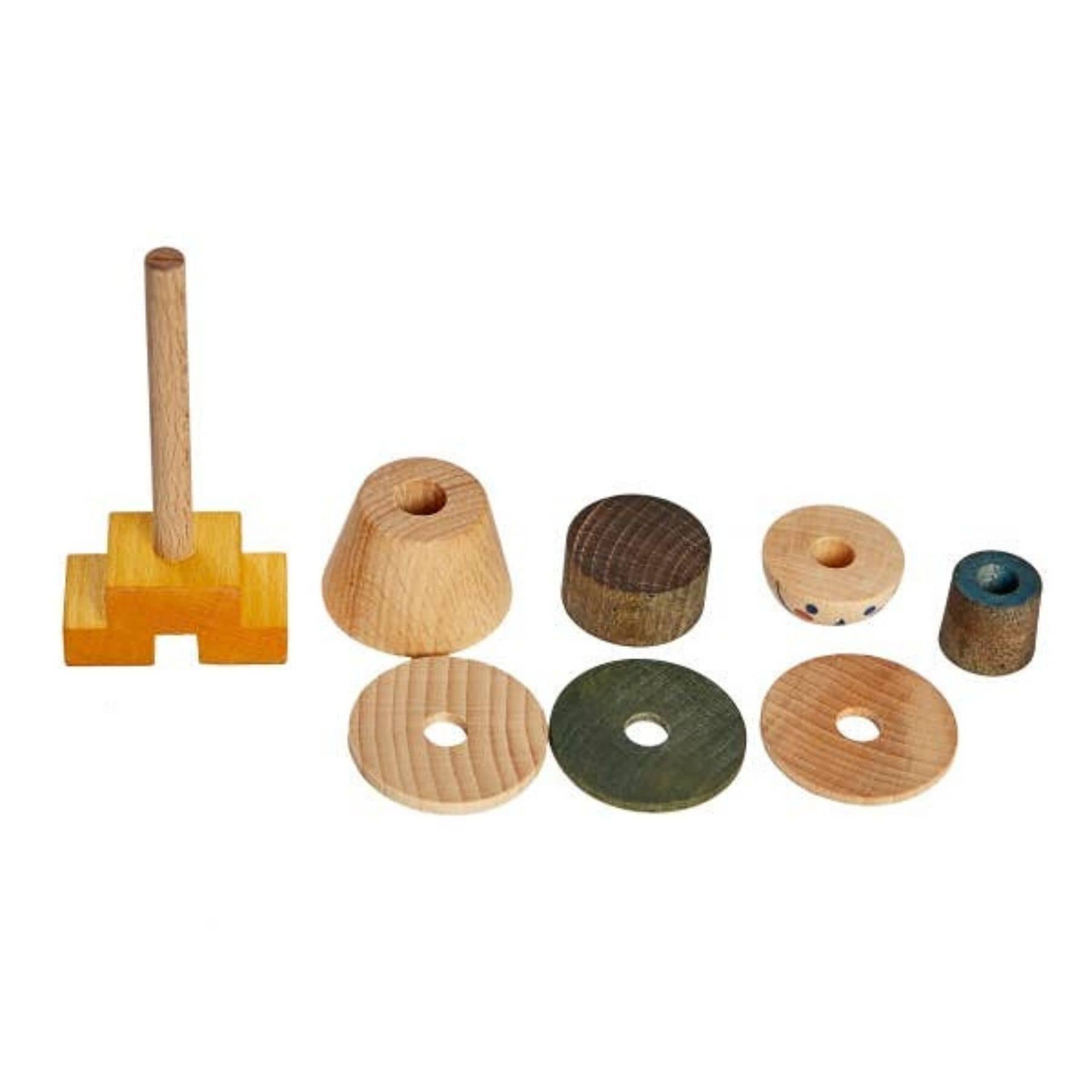 Steckfigur LALA - Montessori Stapelfigur aus Holz | Wooden Story
