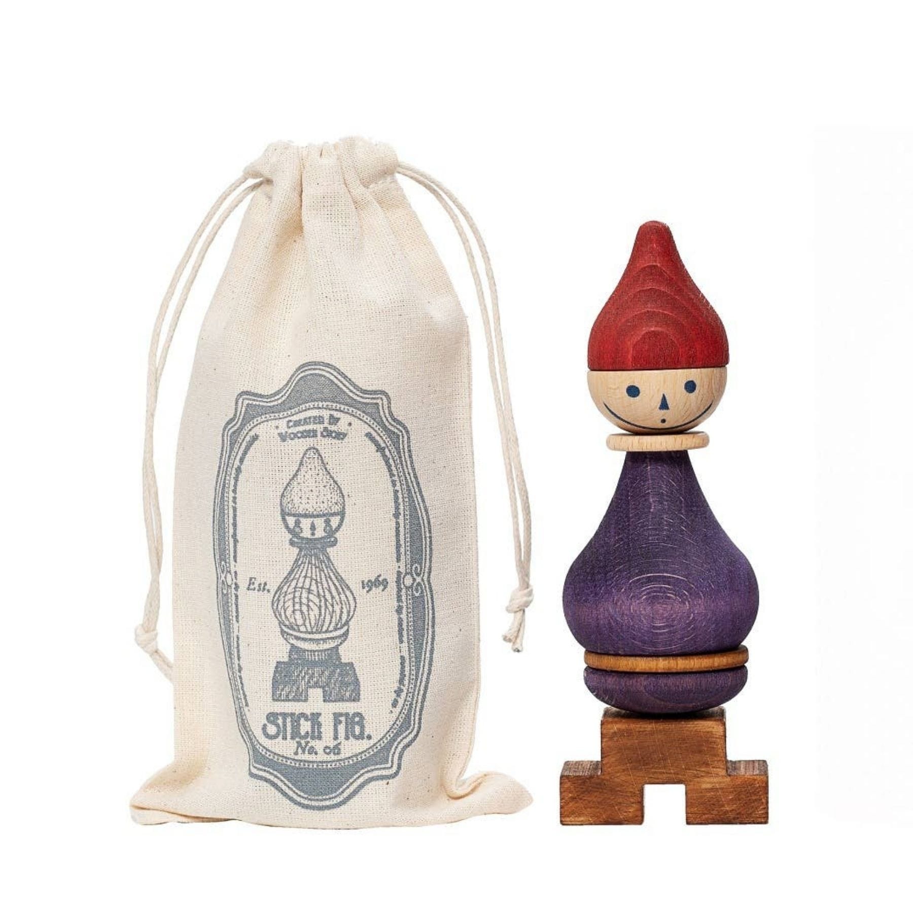 Steckfigur LALA - Montessori Stapelfigur aus Holz | Wooden Story