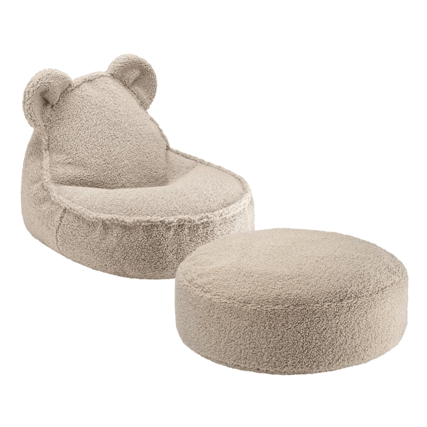 Teddy Sitzsack und Ottoman Set wigiwama