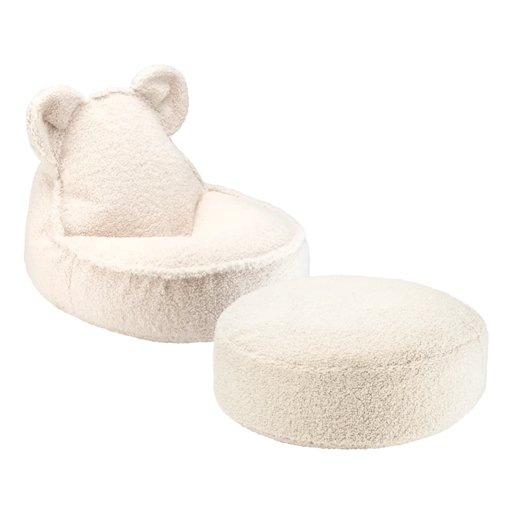 Teddy Sitzsack und Ottoman Set wigiwama