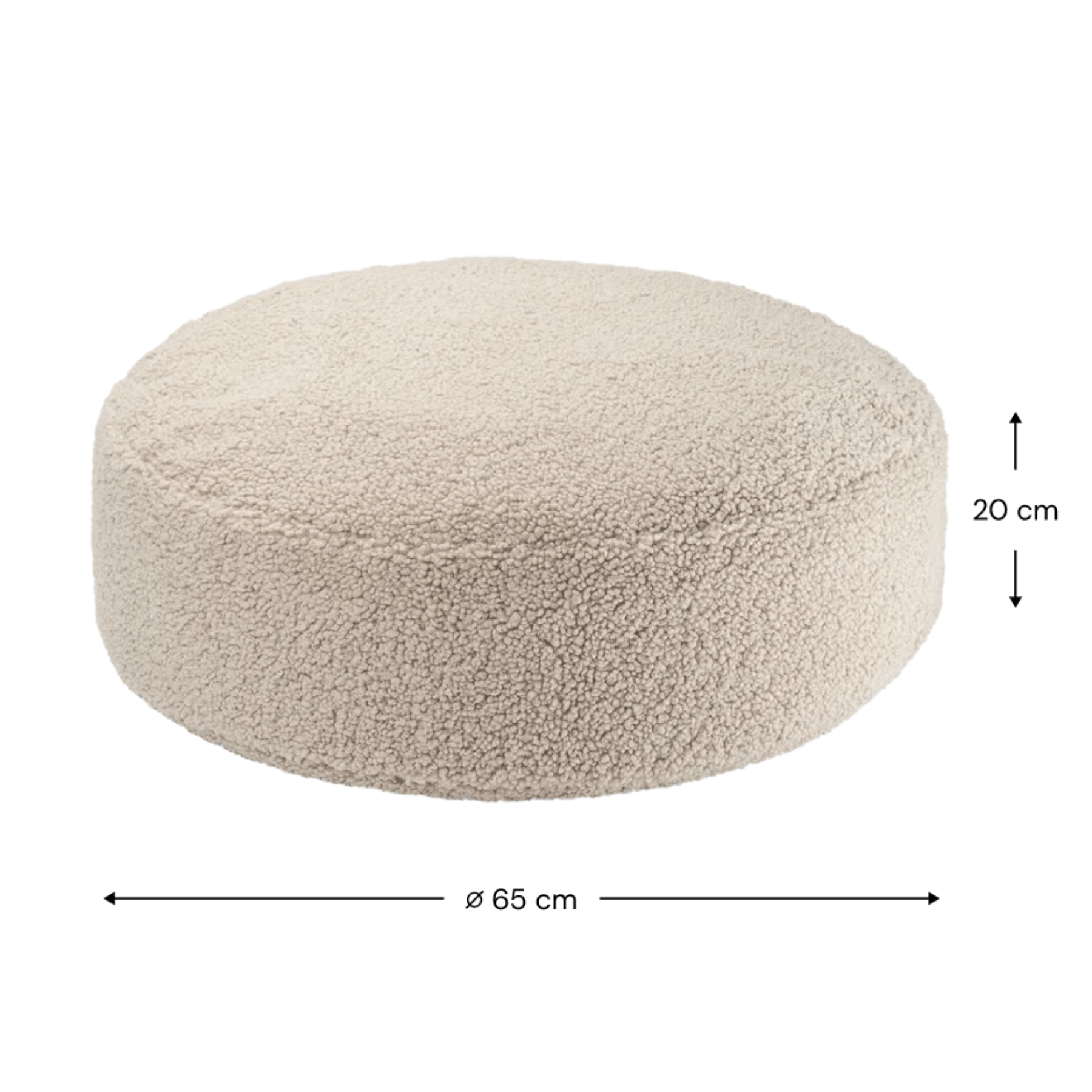Teddy Sitzsack und Ottoman Set wigiwama