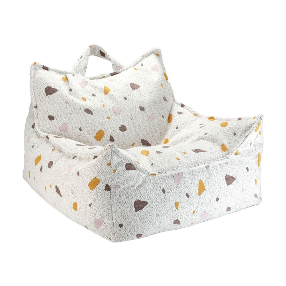 Sitzsäcke wigiwama Sitzsack-Sessel Terrazzo aus Bouclé für Kinder