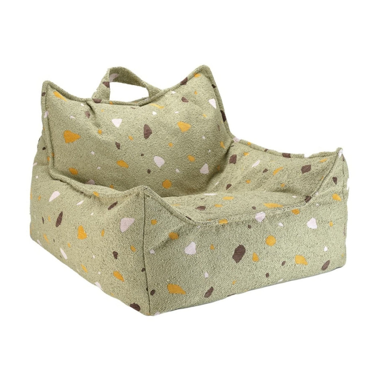 Sitzsäcke wigiwama Sitzsack-Sessel Terrazzo aus Bouclé für Kinder