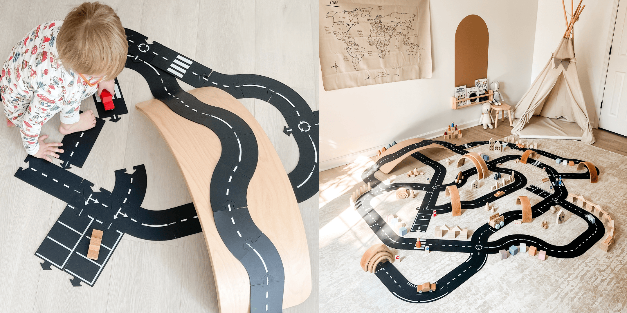 Spielmoeglichkeiten flexible Spielstraße waytoplay LeoBabys