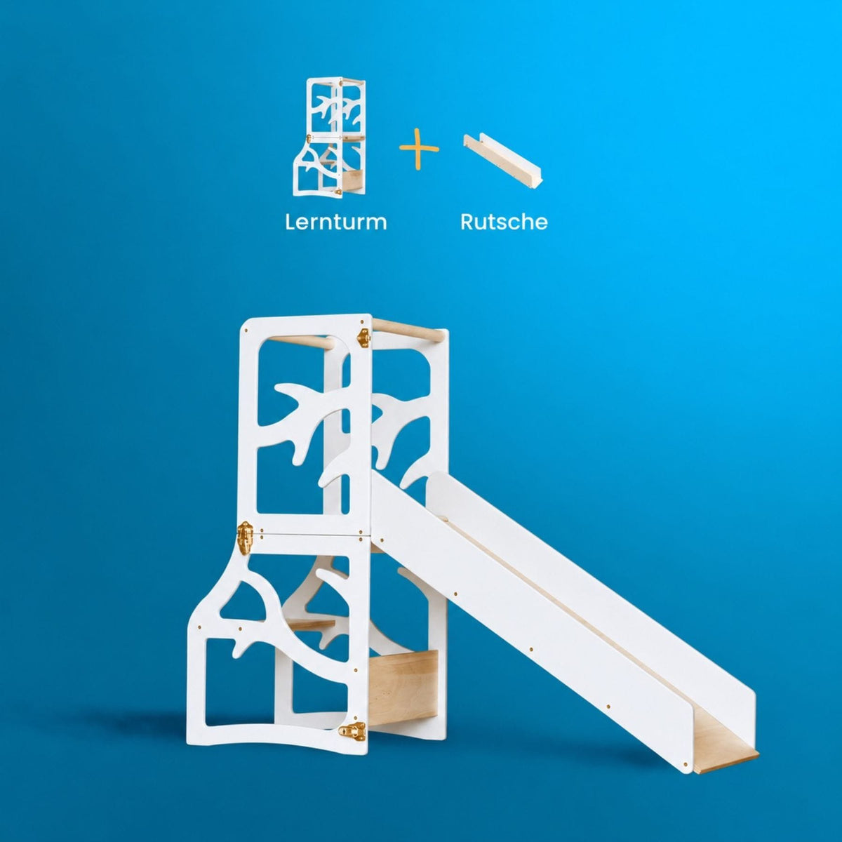 Learning Tower Lernturm für Kinder Montessori Mehrzweck Lernturm wandelbarer aus Holz