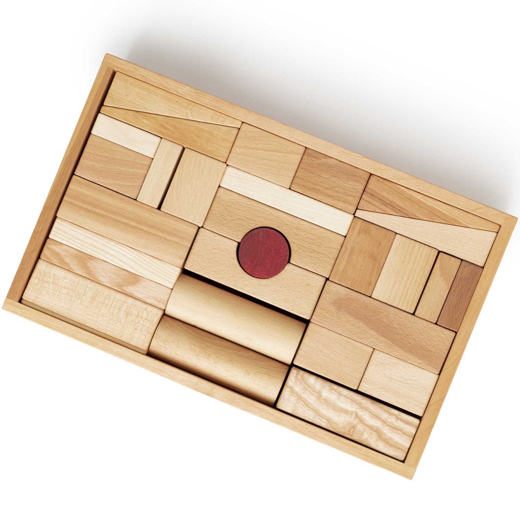 Wooden Story Holzbausteine im Tablett 63 Teile