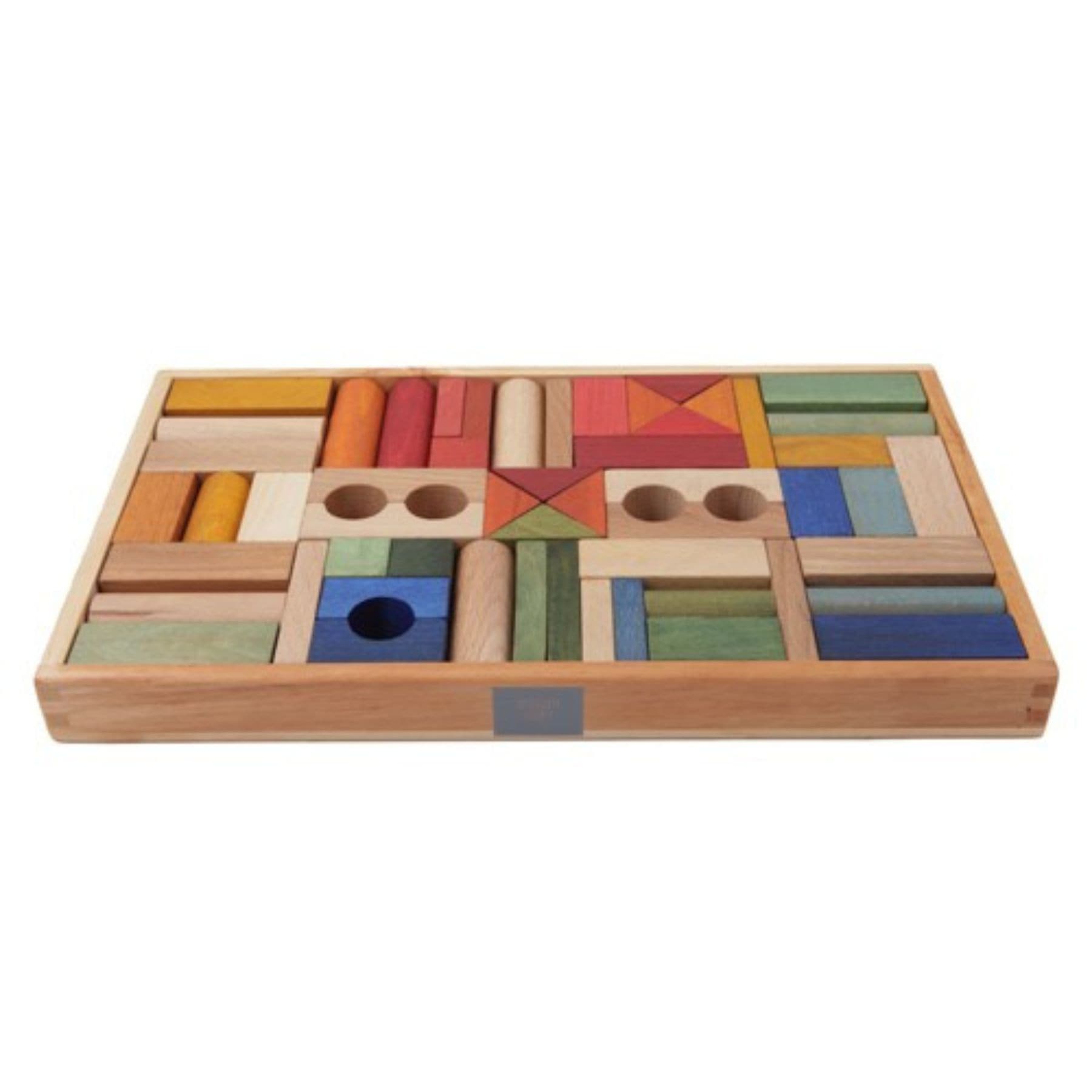 Wooden Story Holzbausteine im Tablett 54 Teile