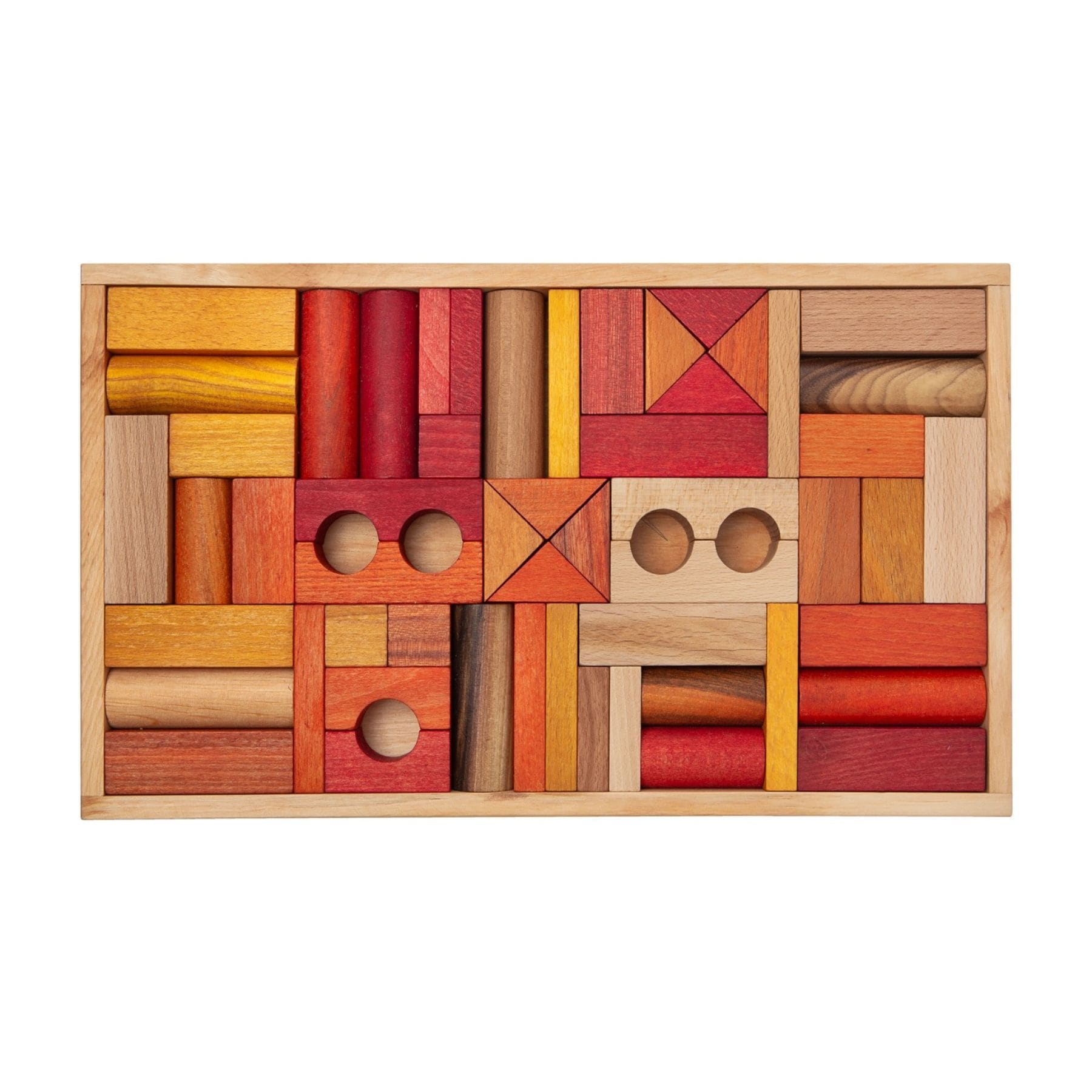 Wooden Story Holzbausteine im Tablett 54 Teile