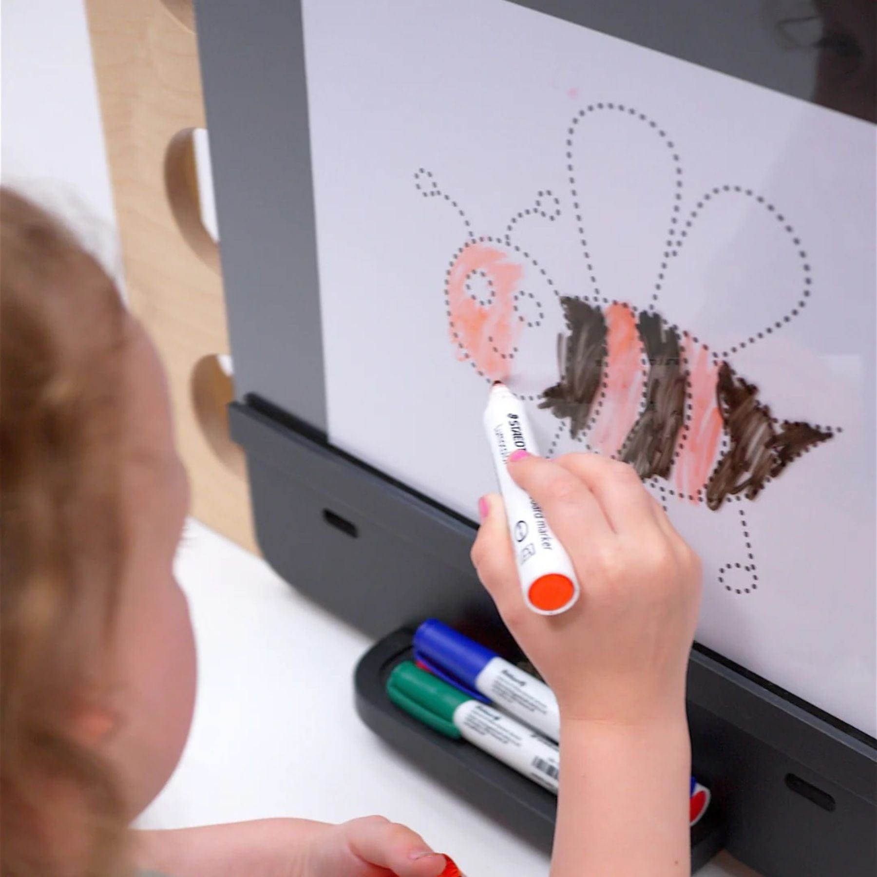 Zweiseitige Maltafel für Lerntürme & Kletterspielzeug