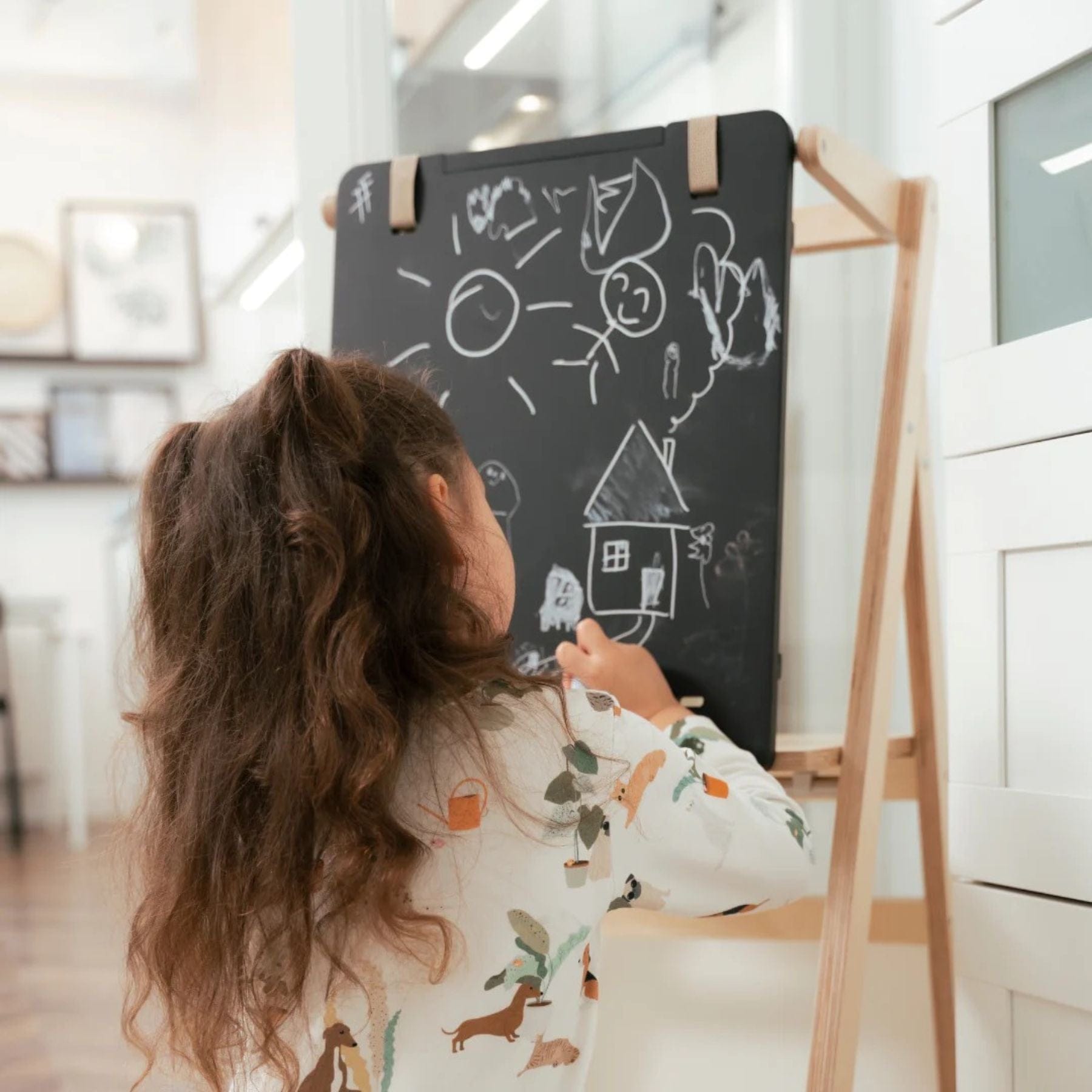 Zweiseitige Maltafel für Lerntürme & Kletterspielzeug