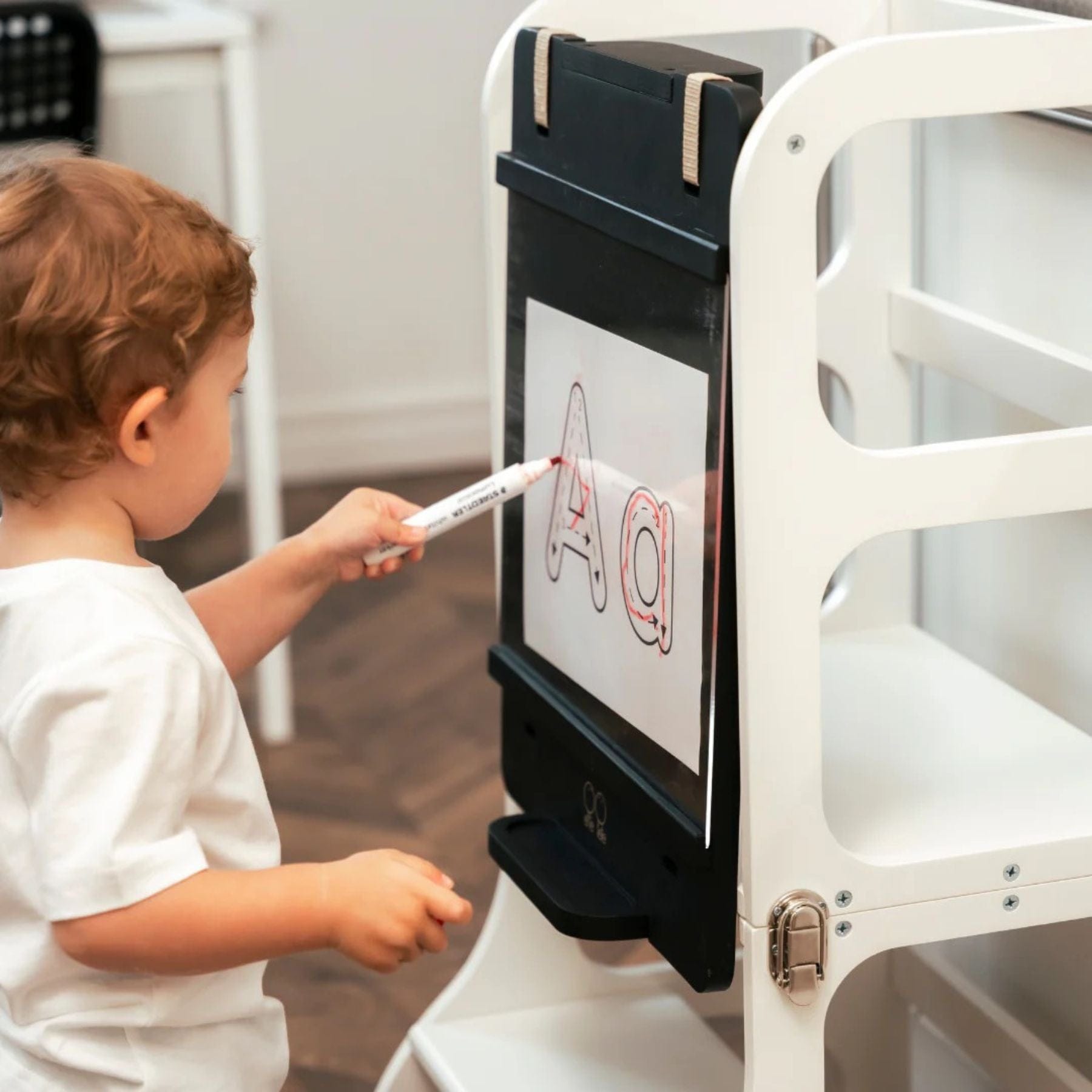 Zweiseitige Maltafel für Lerntürme & Kletterspielzeug