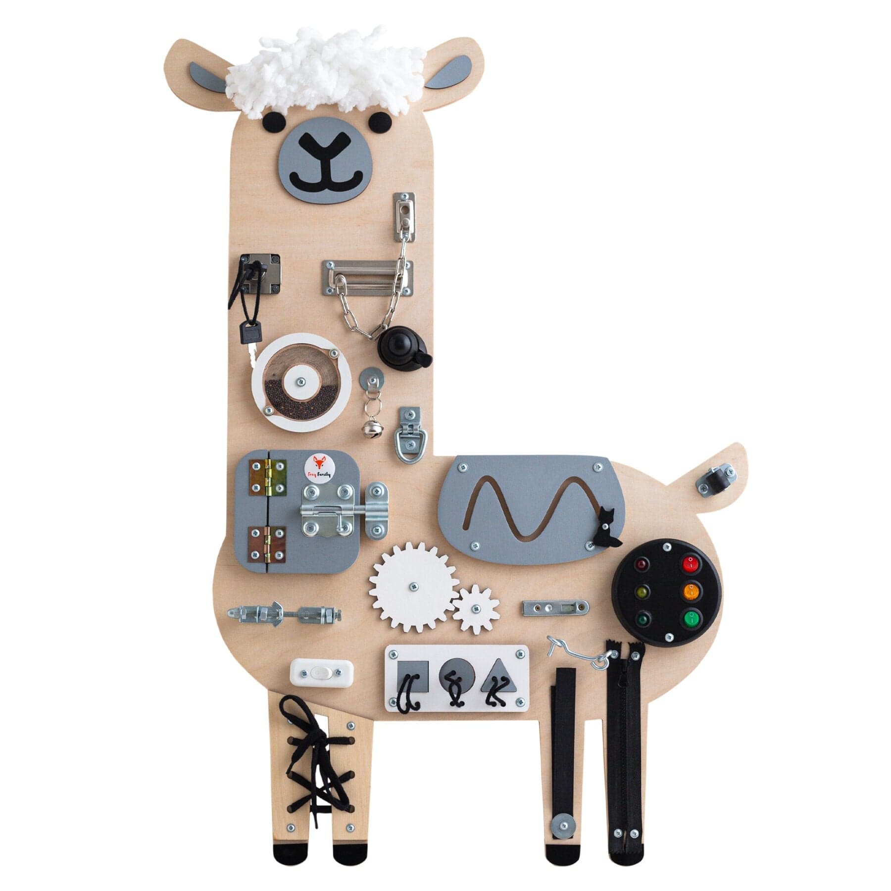 Activity Board Busy Board Lama - Carlos - LeoBabys