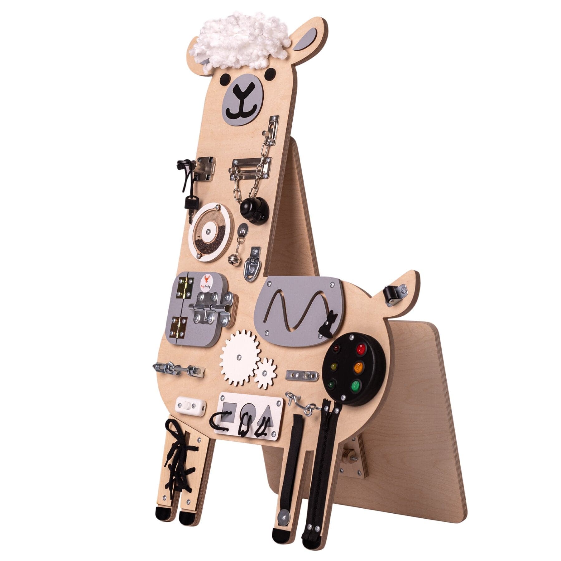 Activity Board Busy Board Lama - Carlos - LeoBabys