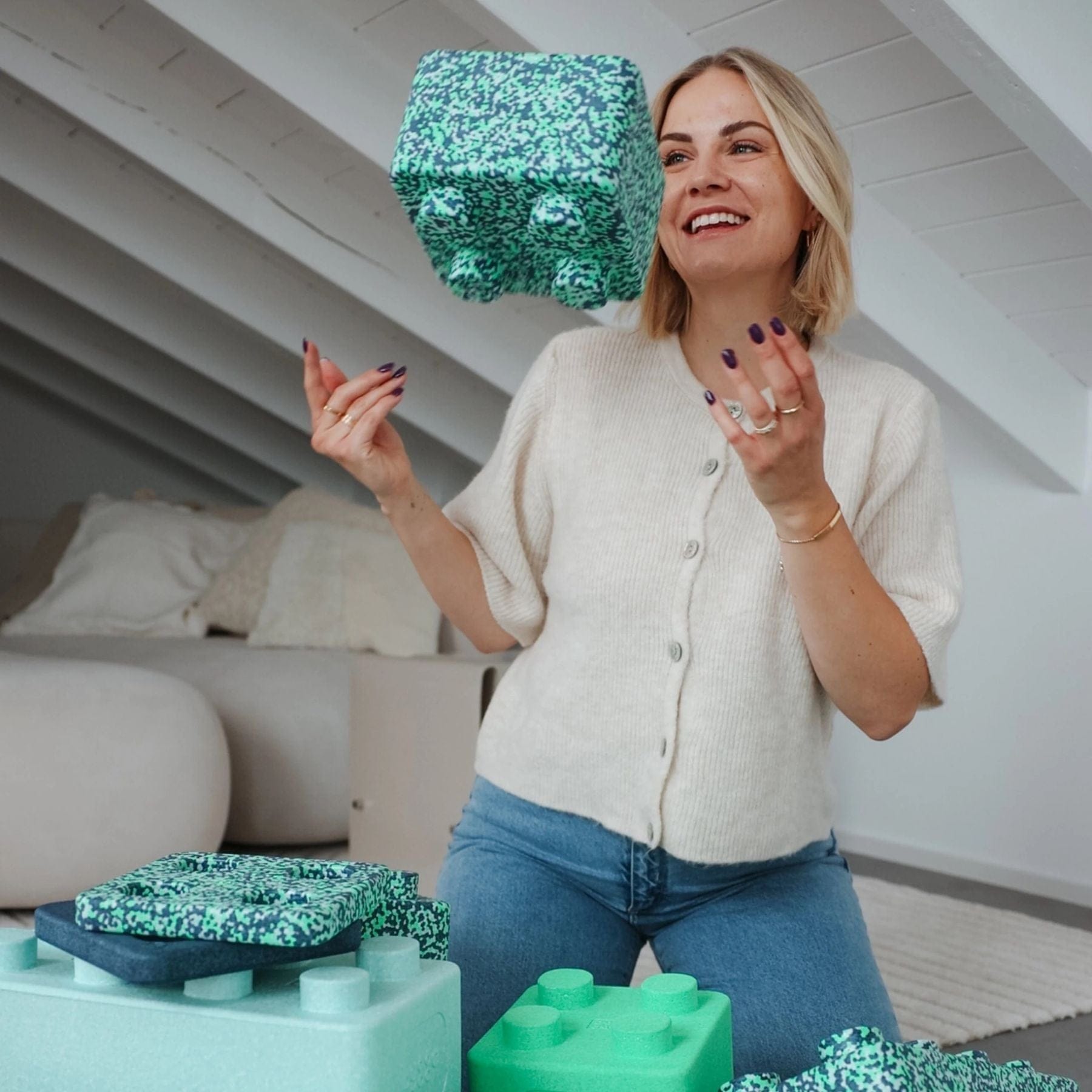 KREATIVFYR Special Edition 24 XXL Schaumstoffbausteine | bygge