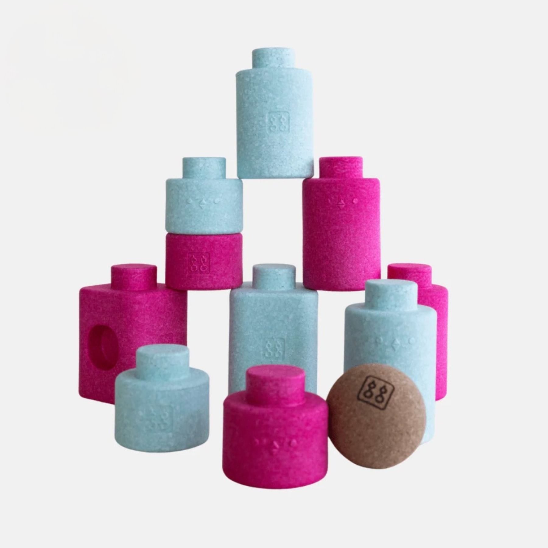 Kreativbausteine TOTONE 11 Teile | bygge Schaumstoffbausteine - LeoBabys