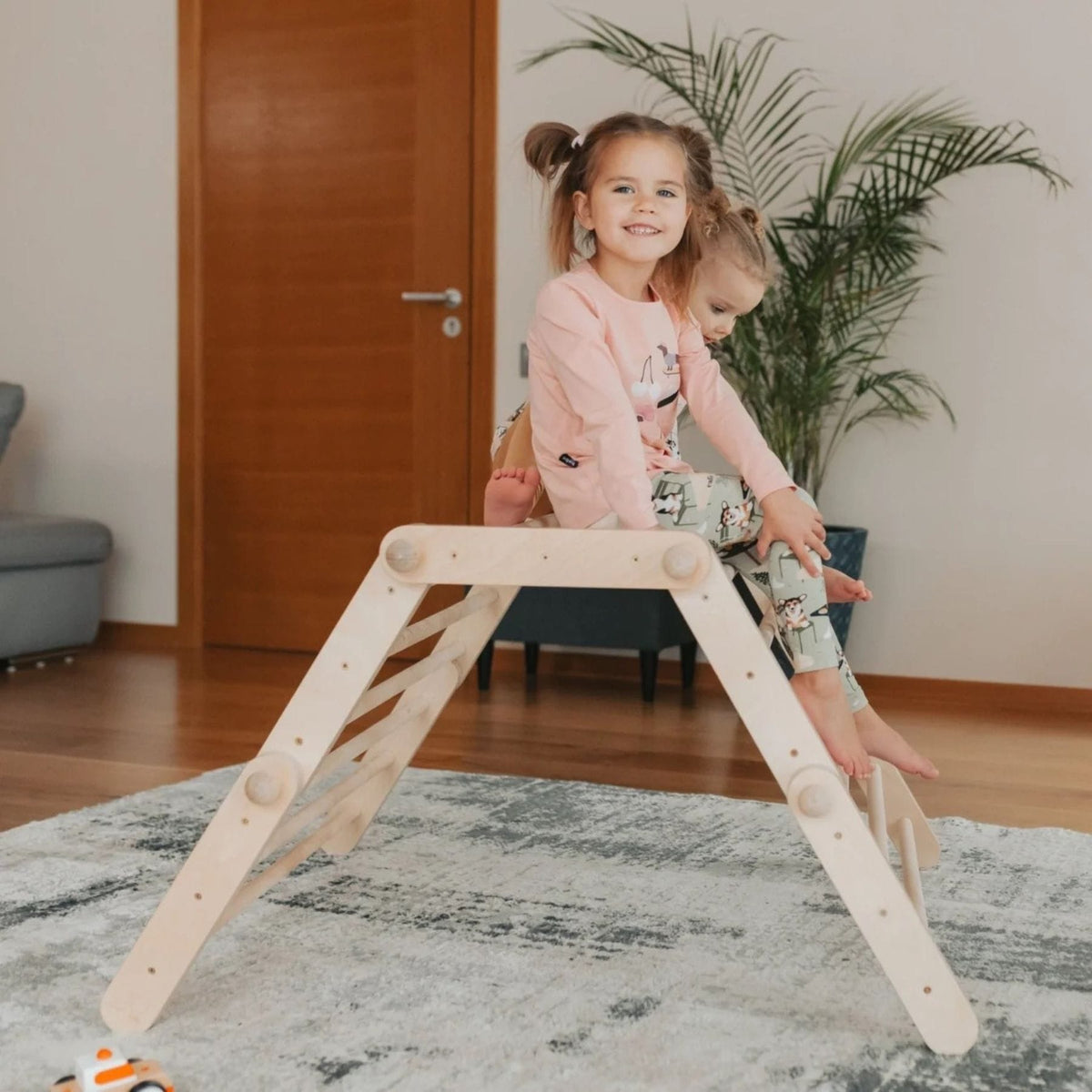 Kletterdreieck ette tete FIPITRI Pikler Klettergerüst mit 5 Segmenten