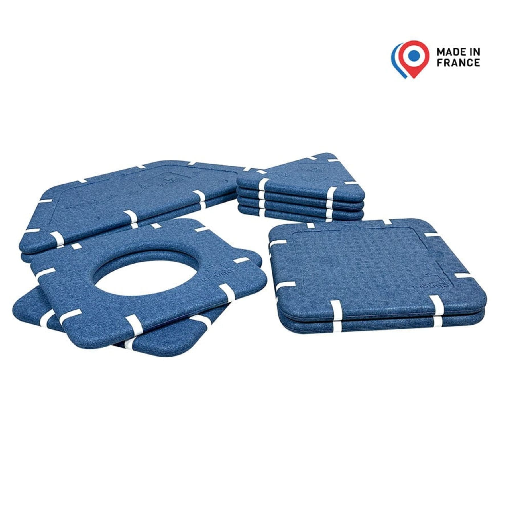 Magnetische Riesenbausteine – 10-teiliges Magnetbaukasten-Set (Inöuqa Extra Set)