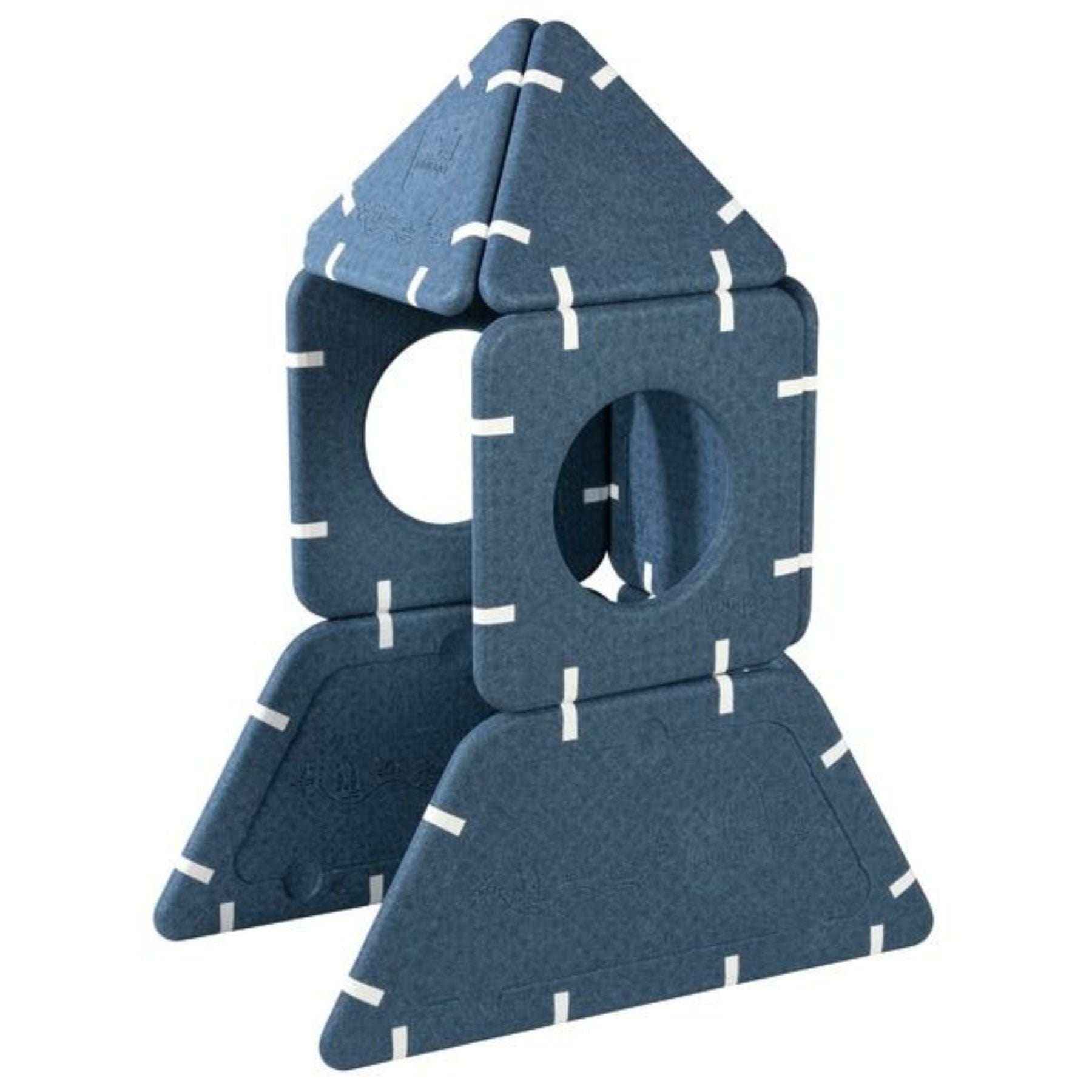 Magnetische Riesenbausteine – 10-teiliges Magnetbaukasten-Set (Inöuqa Extra Set)