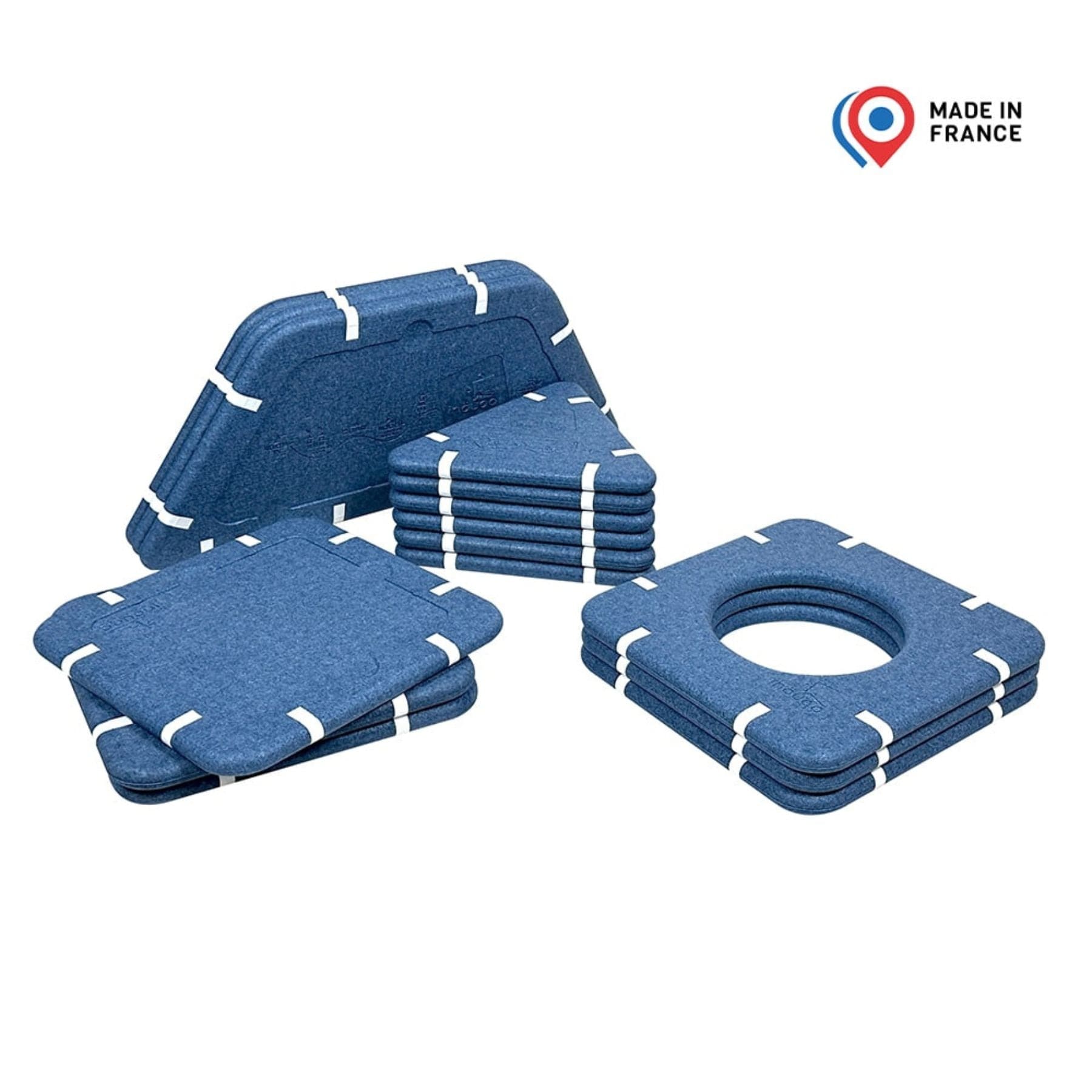 Magnetische Riesenbausteine – 15-teiliges Magnetbaukasten-Set (Inöuqa Excursion Set)