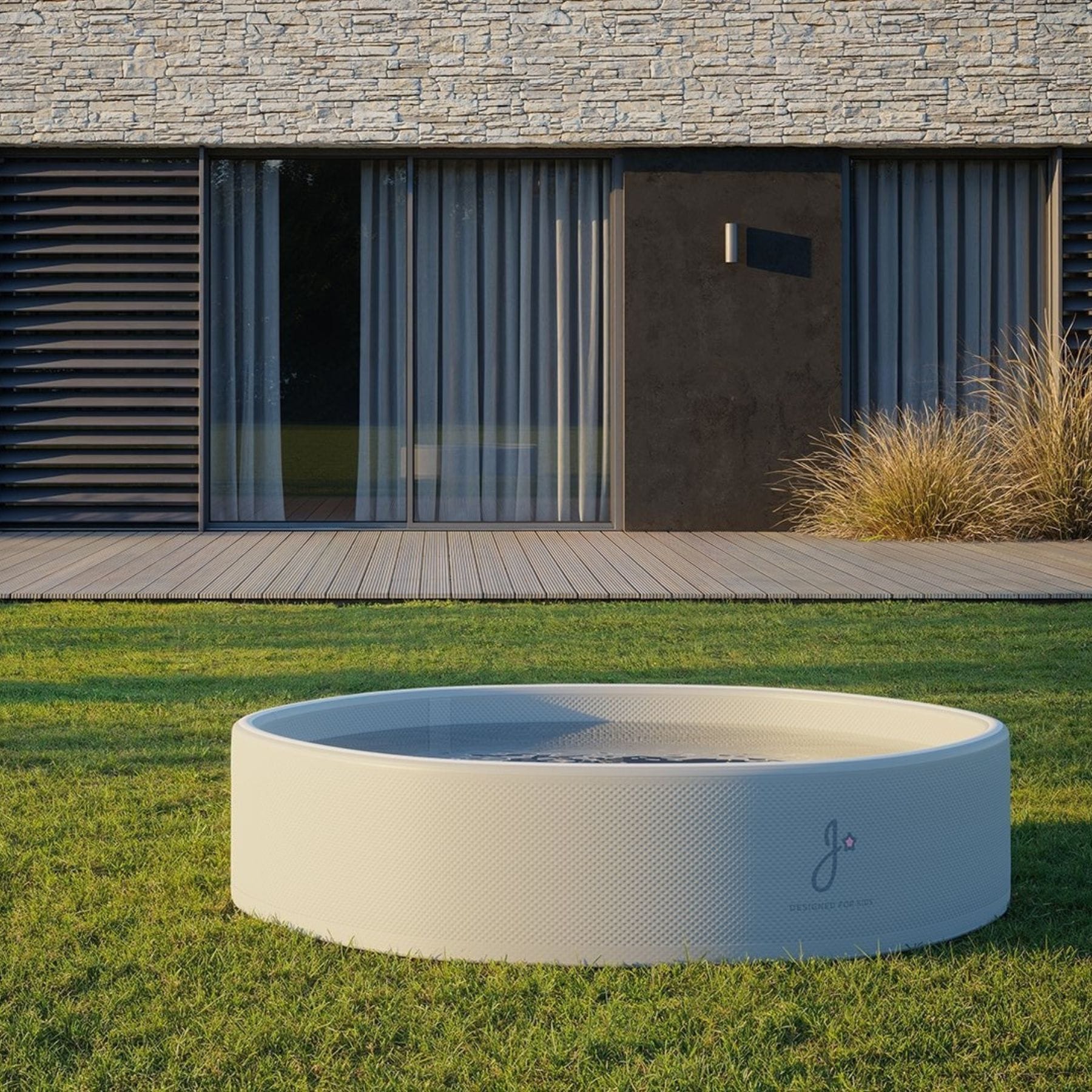 Jupiduu Pool – Aufblasbares Kinderbecken aus Drop-Stitch-Gewebe Kinderpool