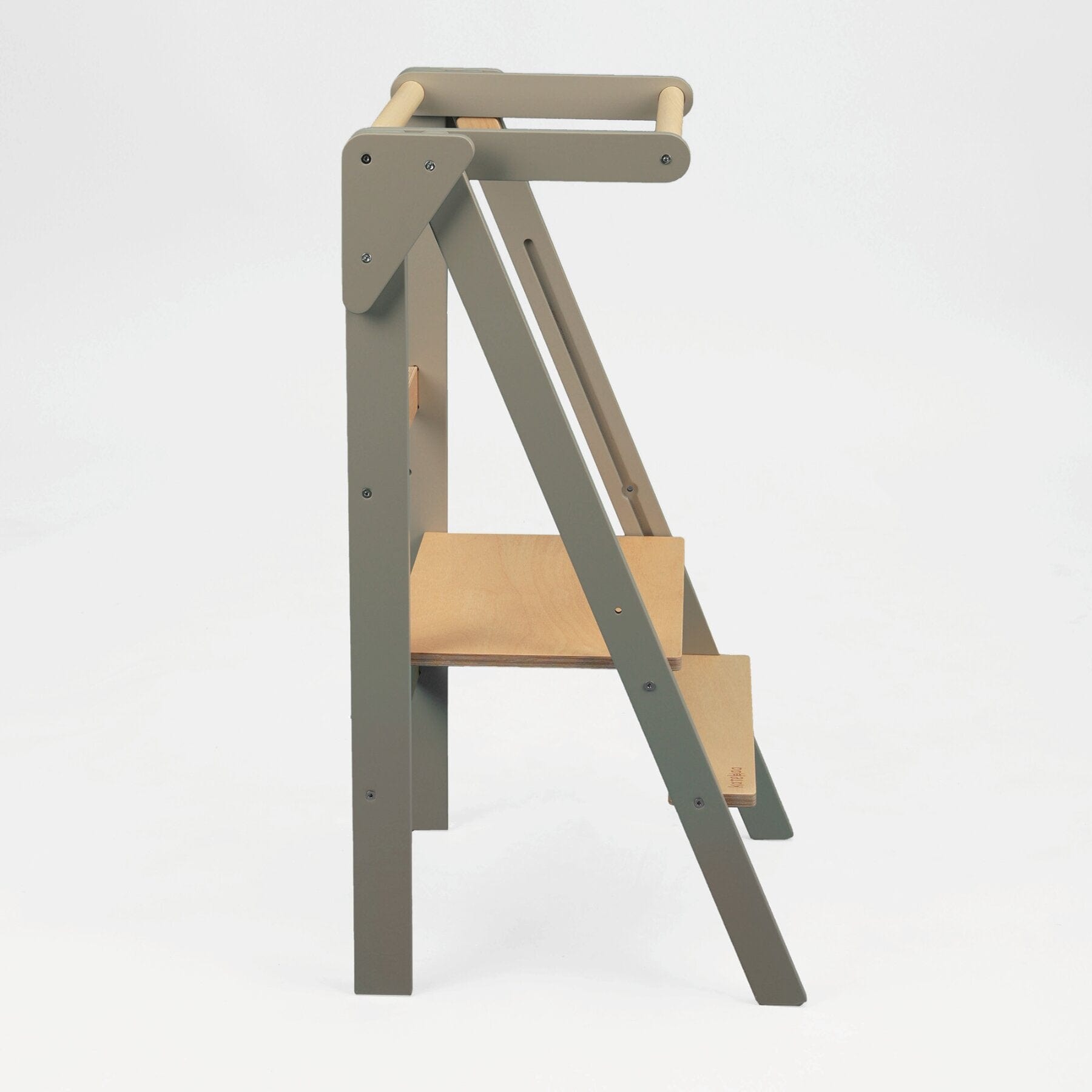 Faltbarer Montessori Naturholz Lernturm - LeoBabys