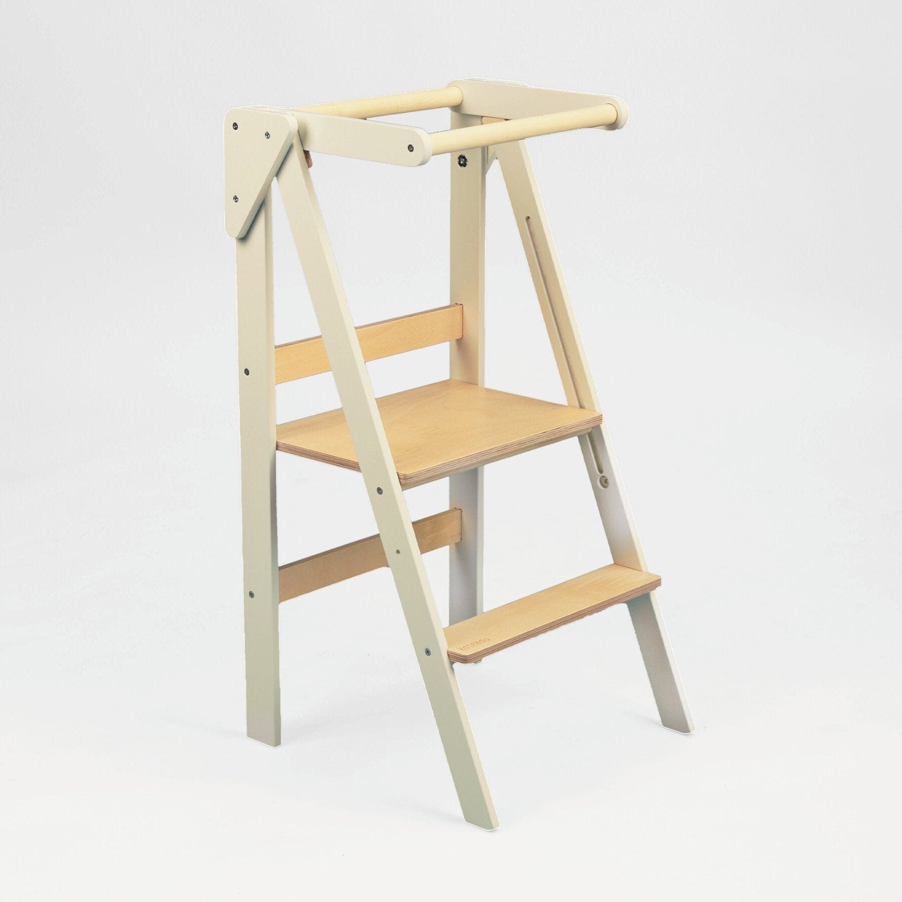 Faltbarer Montessori Naturholz Lernturm - LeoBabys
