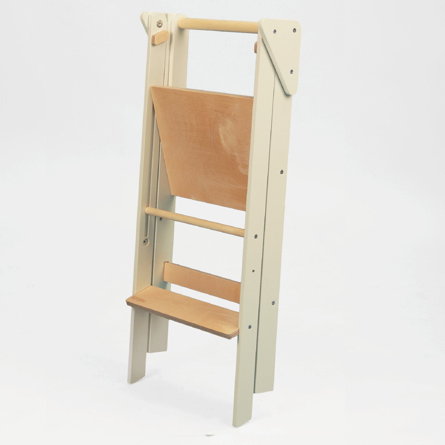 Faltbarer Montessori Naturholz Lernturm - LeoBabys