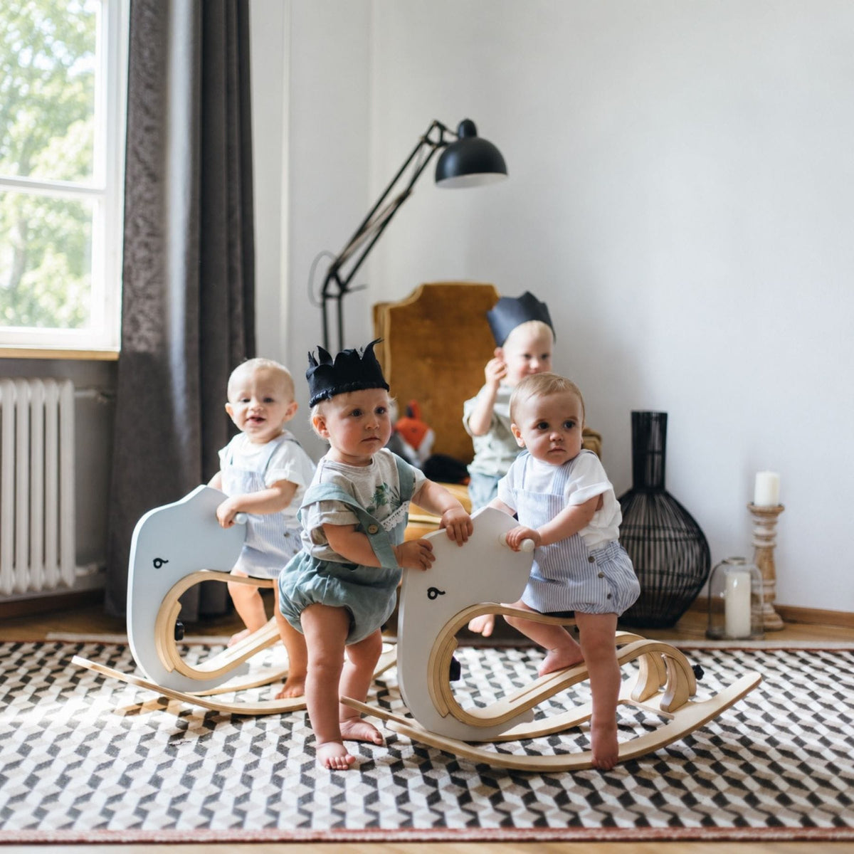 Schaukeltier leg&go Elephino Schaukeltier Elefant aus Holz, ab 6 Monaten