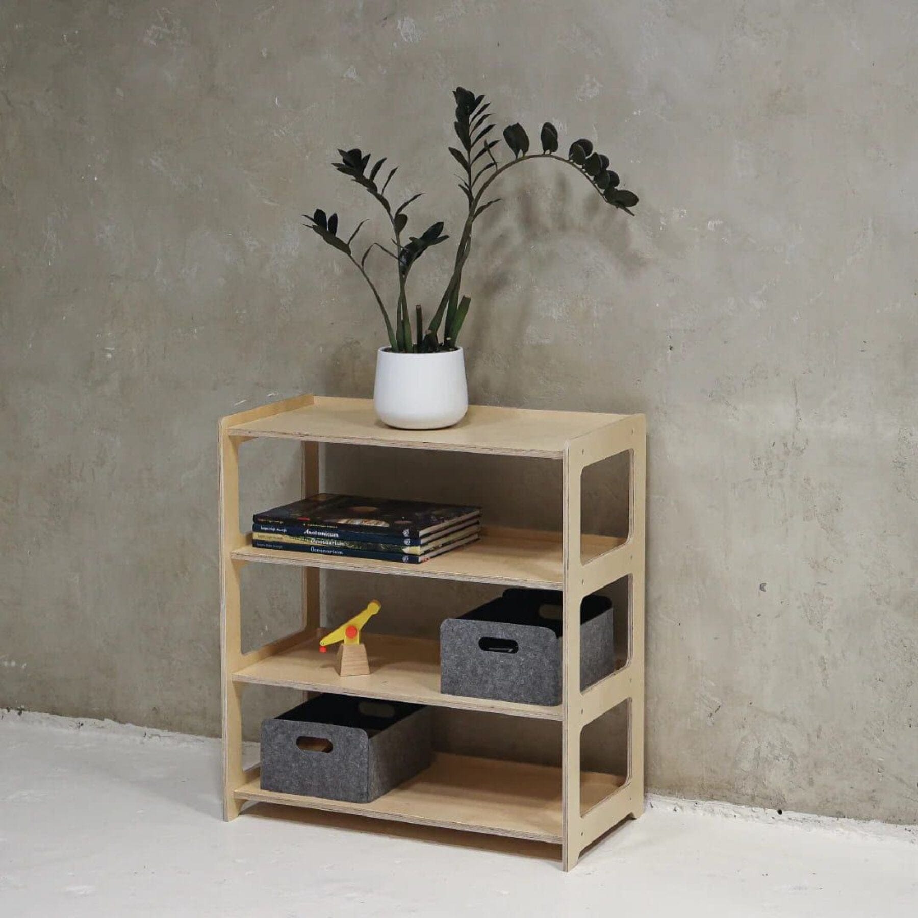 Montessori-Regal mit vier Etagen - LeoBabys