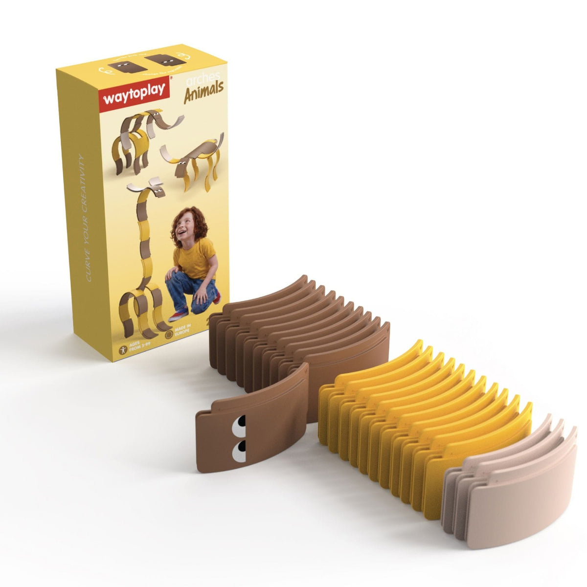 Konstruktionsspielzeug waytoplay Arches Land Mammals, 25 Bögen für Landtiere