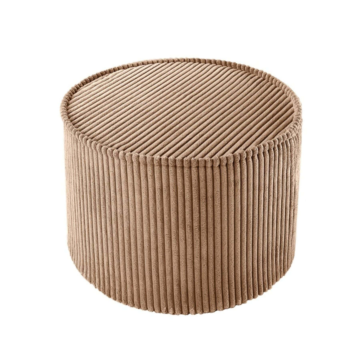 wigiwama Pouffe aus Cord, runder Sitzhocker für Kinder - LeoBabys