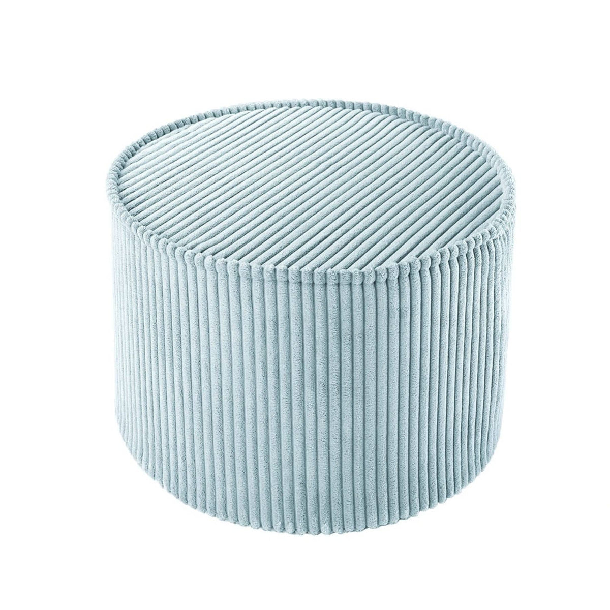 wigiwama Pouffe aus Cord, runder Sitzhocker für Kinder - LeoBabys