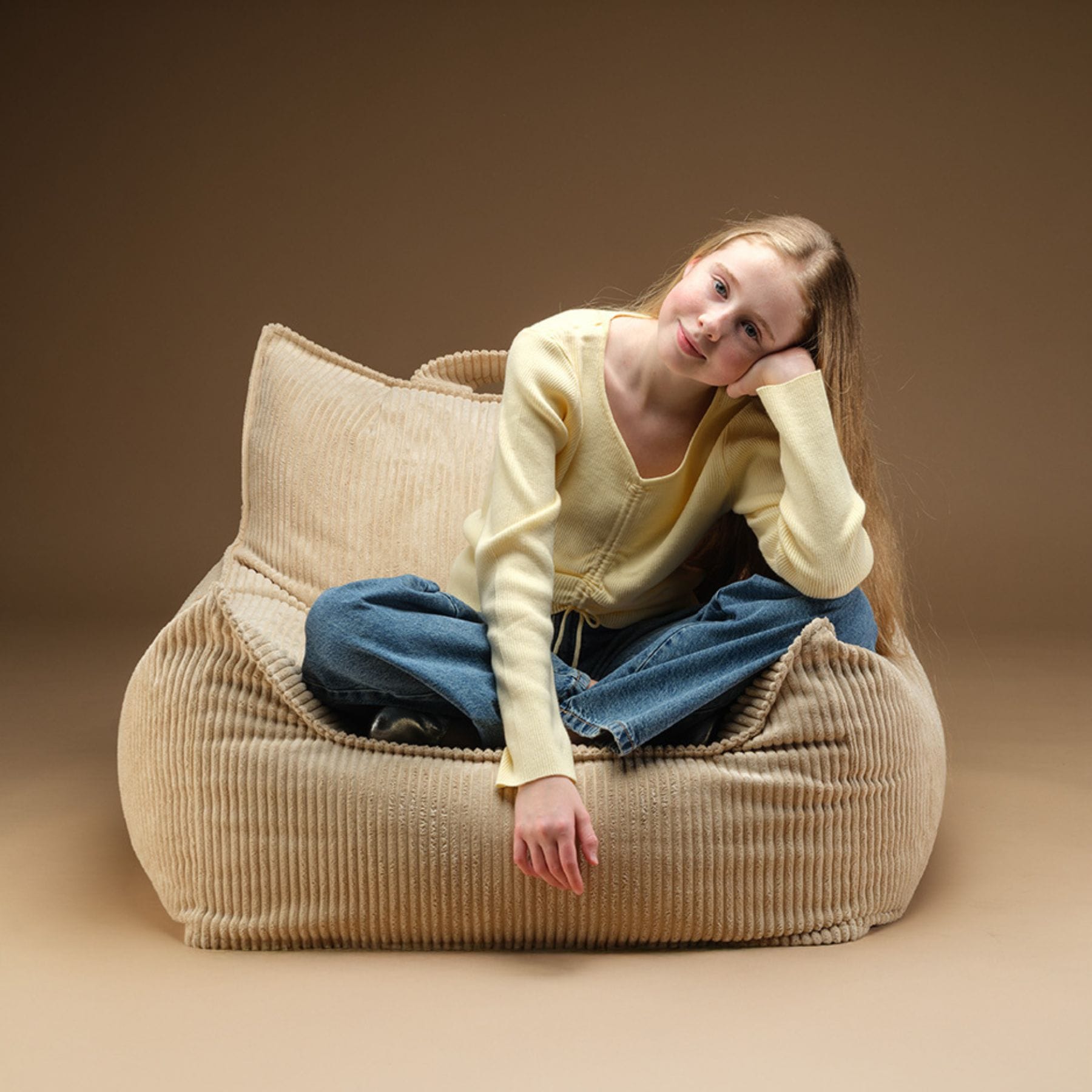 wigiwama Club Chair - Sessel für Teenager | Cord & Teddy, handgefertigt in der EU