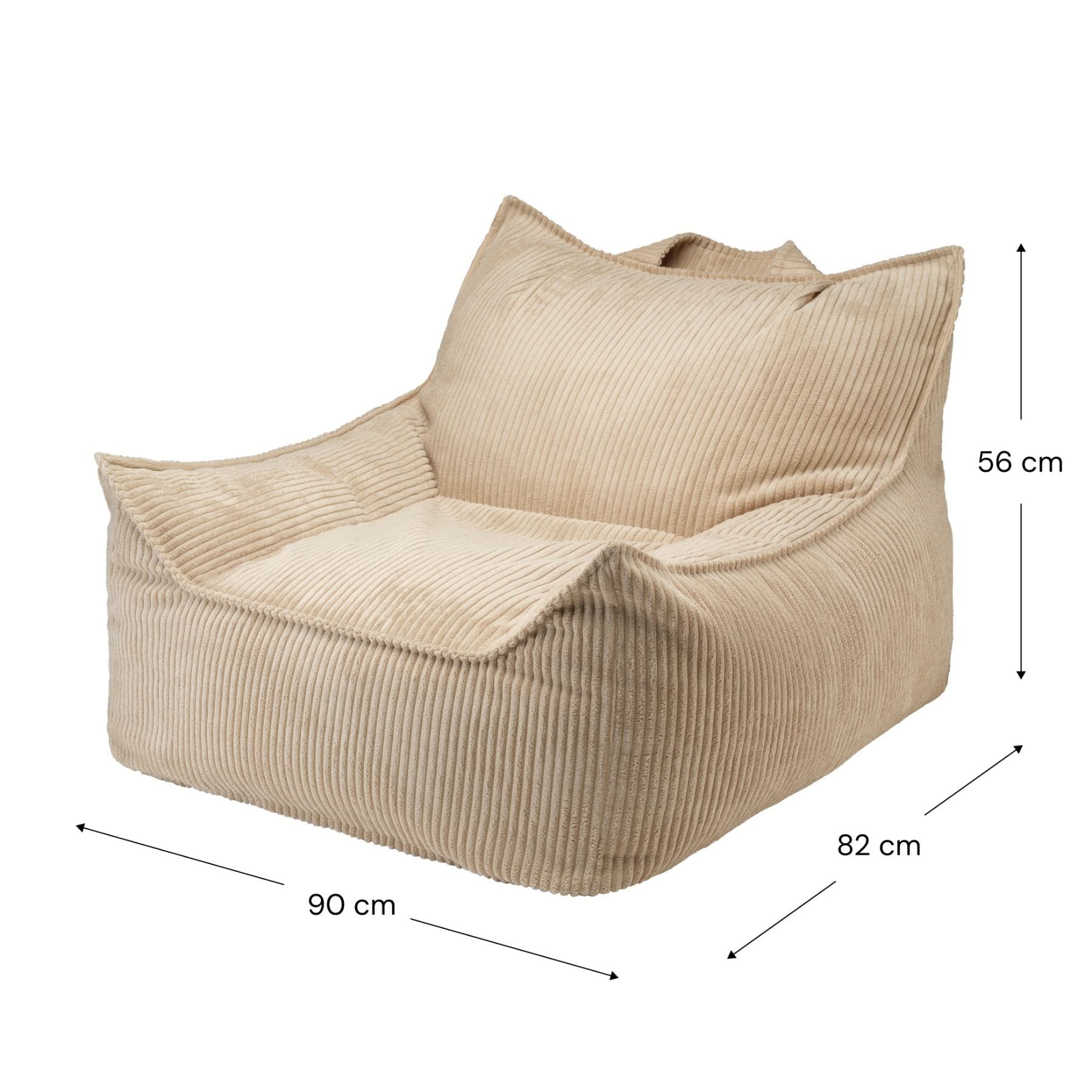 wigiwama Club Chair - Sessel für Teenager | Cord & Teddy, handgefertigt in der EU