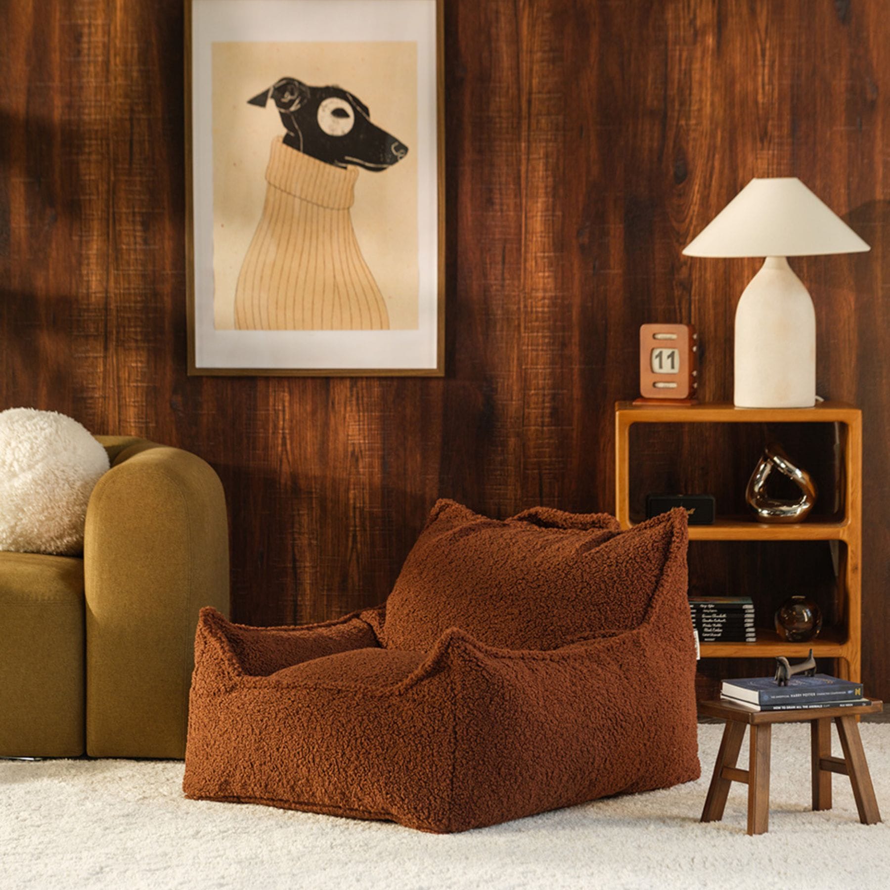 wigiwama Club Chair - Sessel für Teenager | Cord & Teddy, handgefertigt in der EU