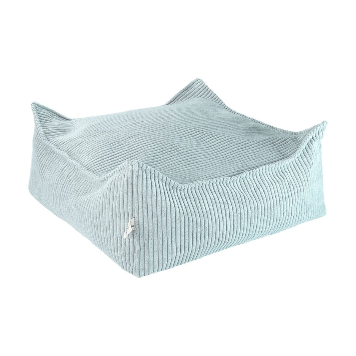 wigiwama Square Ottoman aus Cord, Sitzhocker für Kinder - LeoBabys