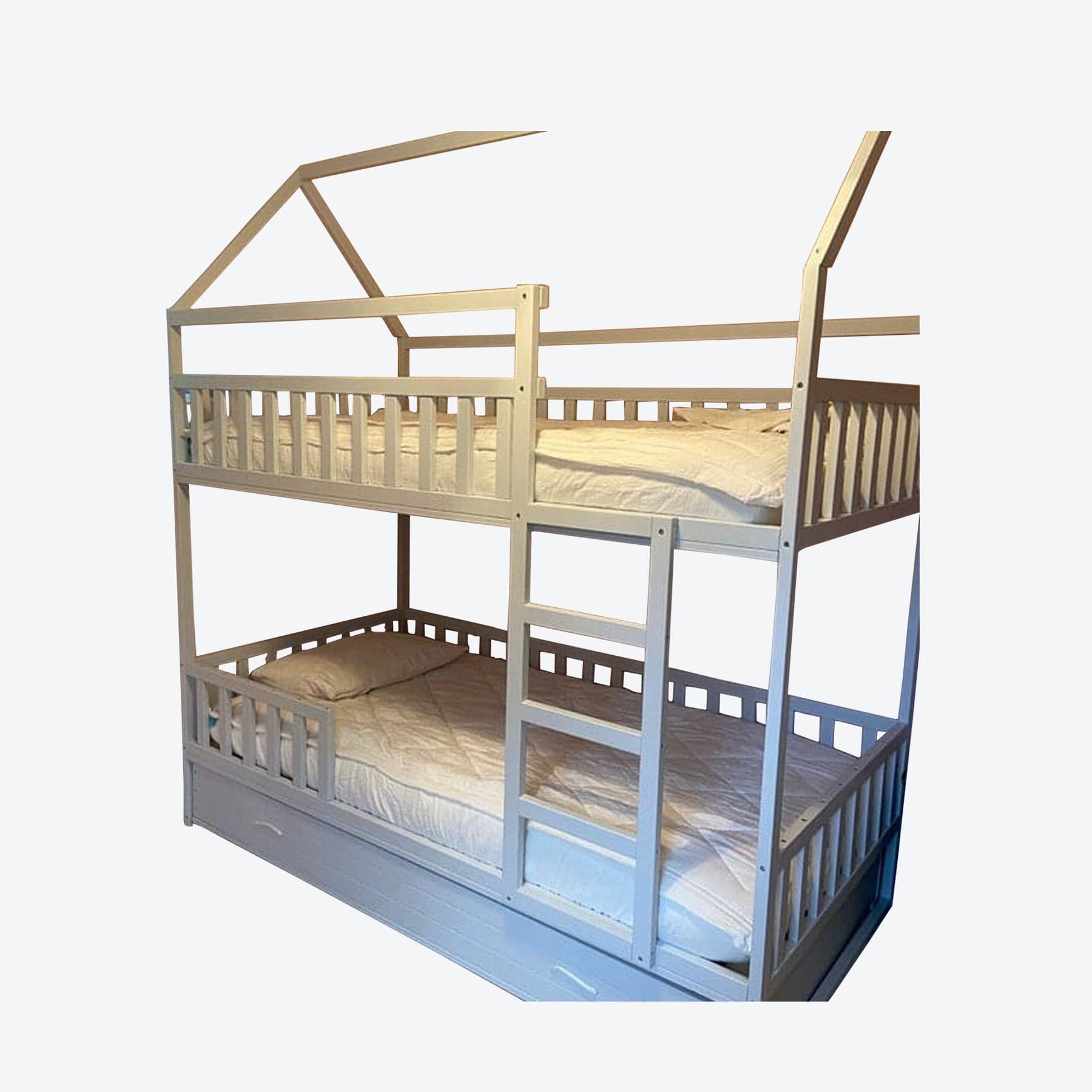 Kinderbett Montessori Hausbett Etagenbett - LeoBabys