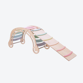 Kletterbogen Pikler Bogen Rutsche Pastell - LeoBabys
