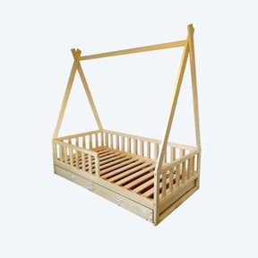 Kinderbett Montessori Holzbett Bodenbett - LeoBabys