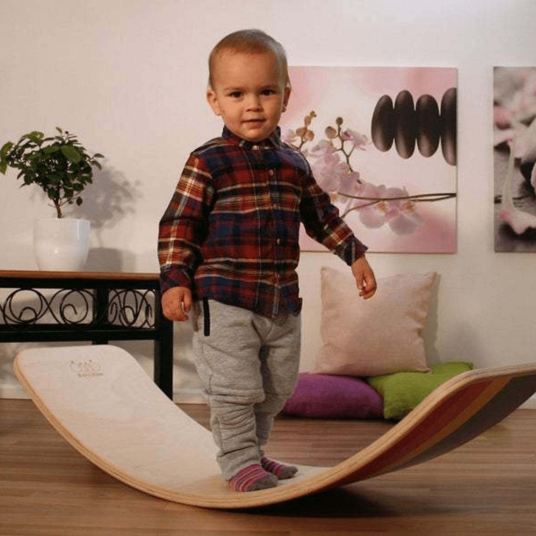 Balance Board Wobbel Board Bunt - LeoBabys