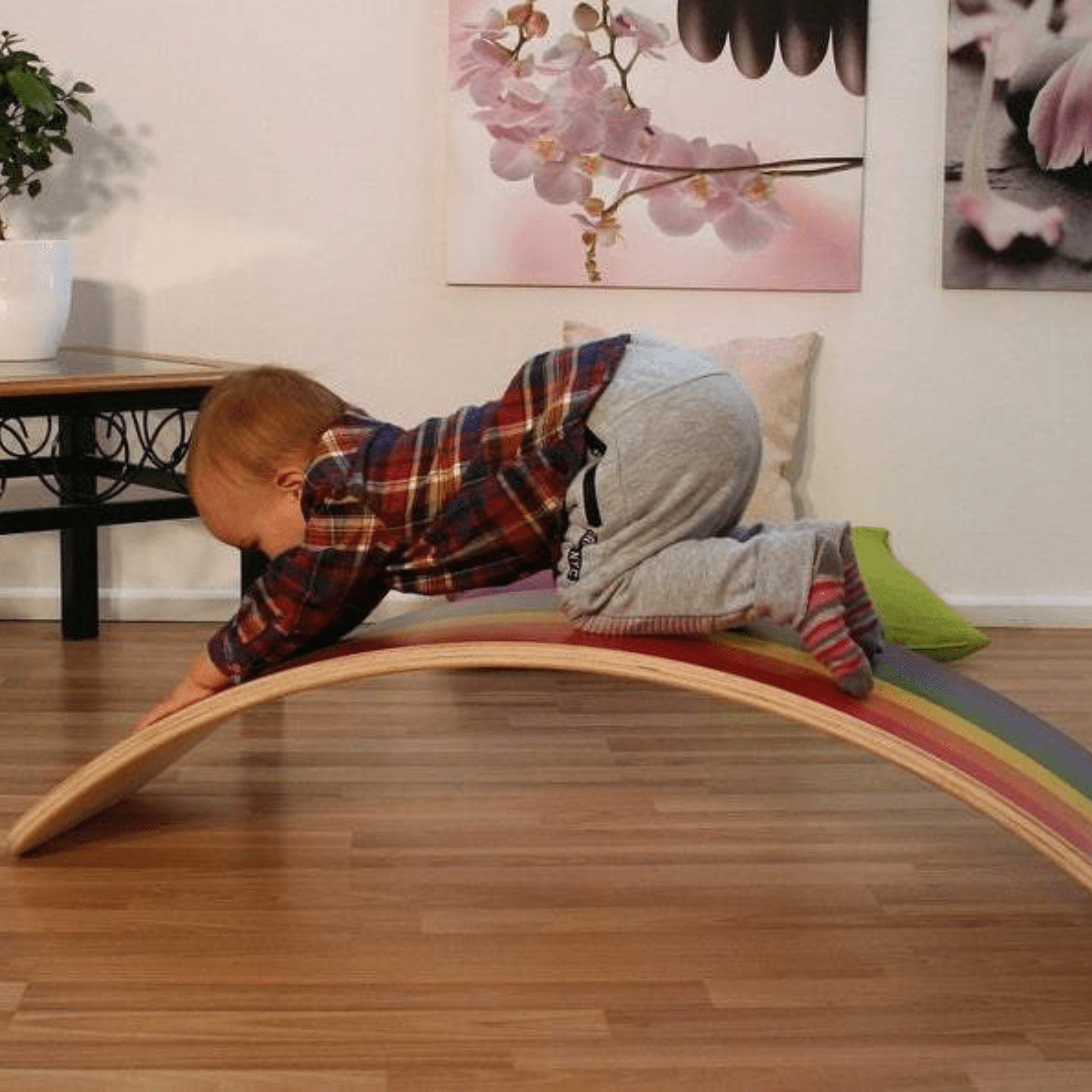 Balance Board Wobbel Board Bunt - LeoBabys