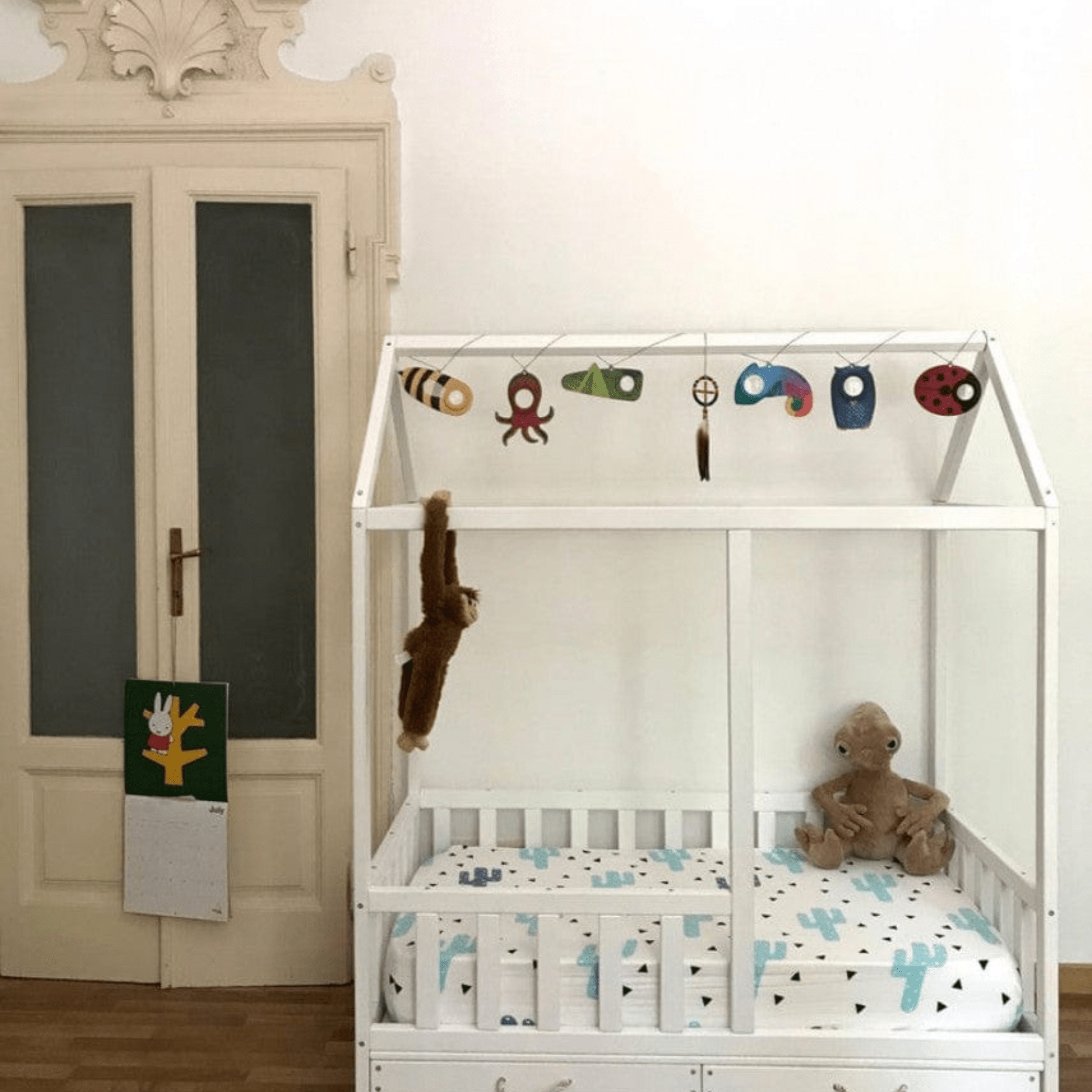 Kinderbett Montessori Bodenbett Schublade - LeoBabys