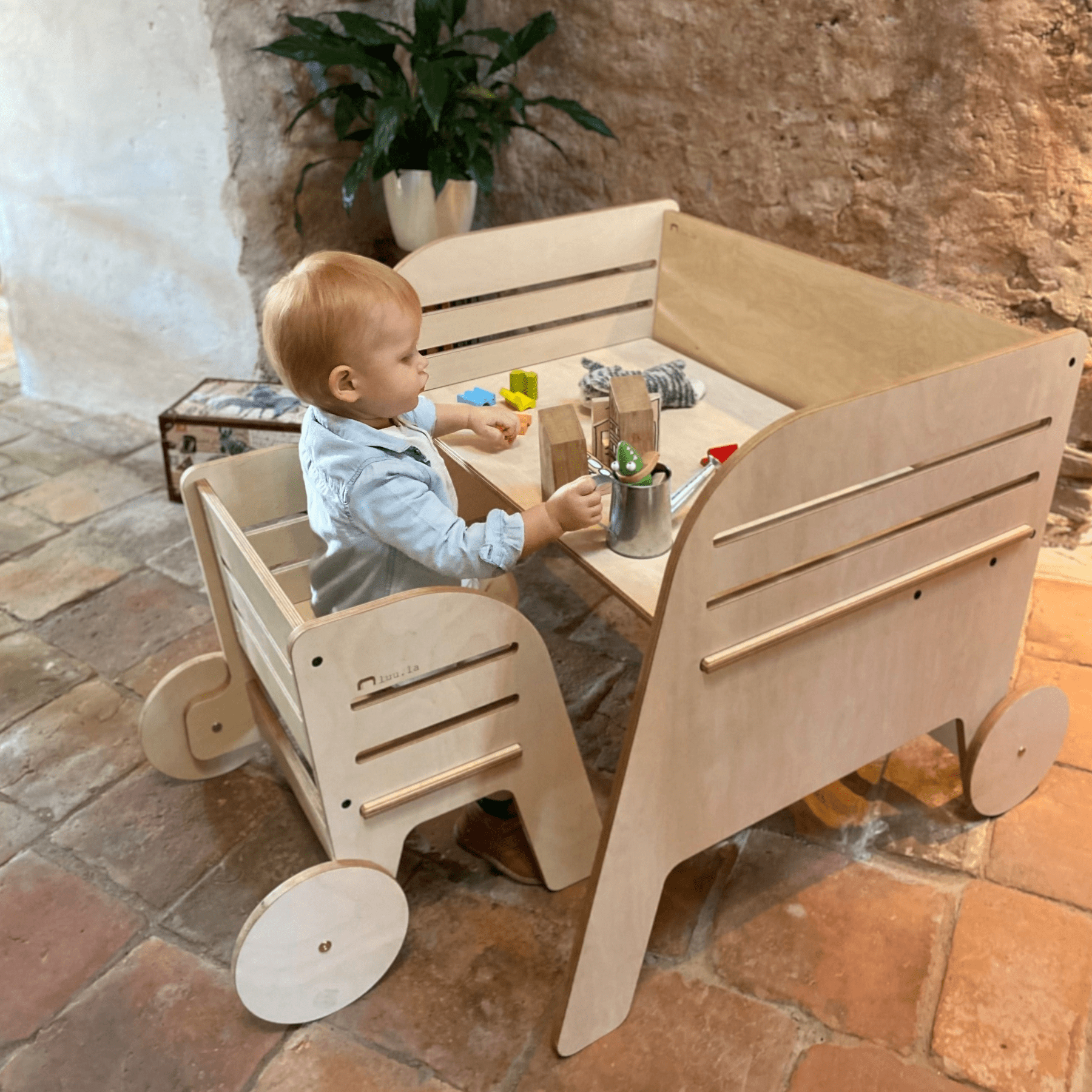 Kinderschreibtisch Höhenverstellbar Stuhl - LeoBabys